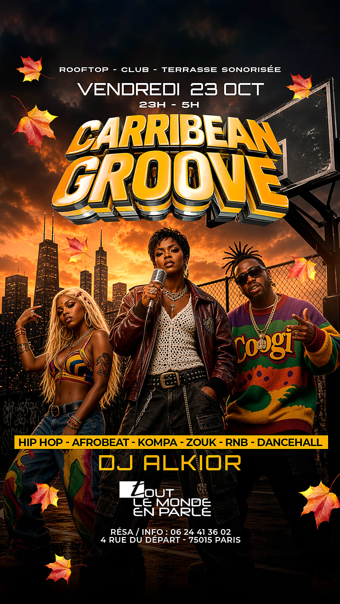 Soiree Caribbean Groove Open Air & Hiphop,Afrobeat