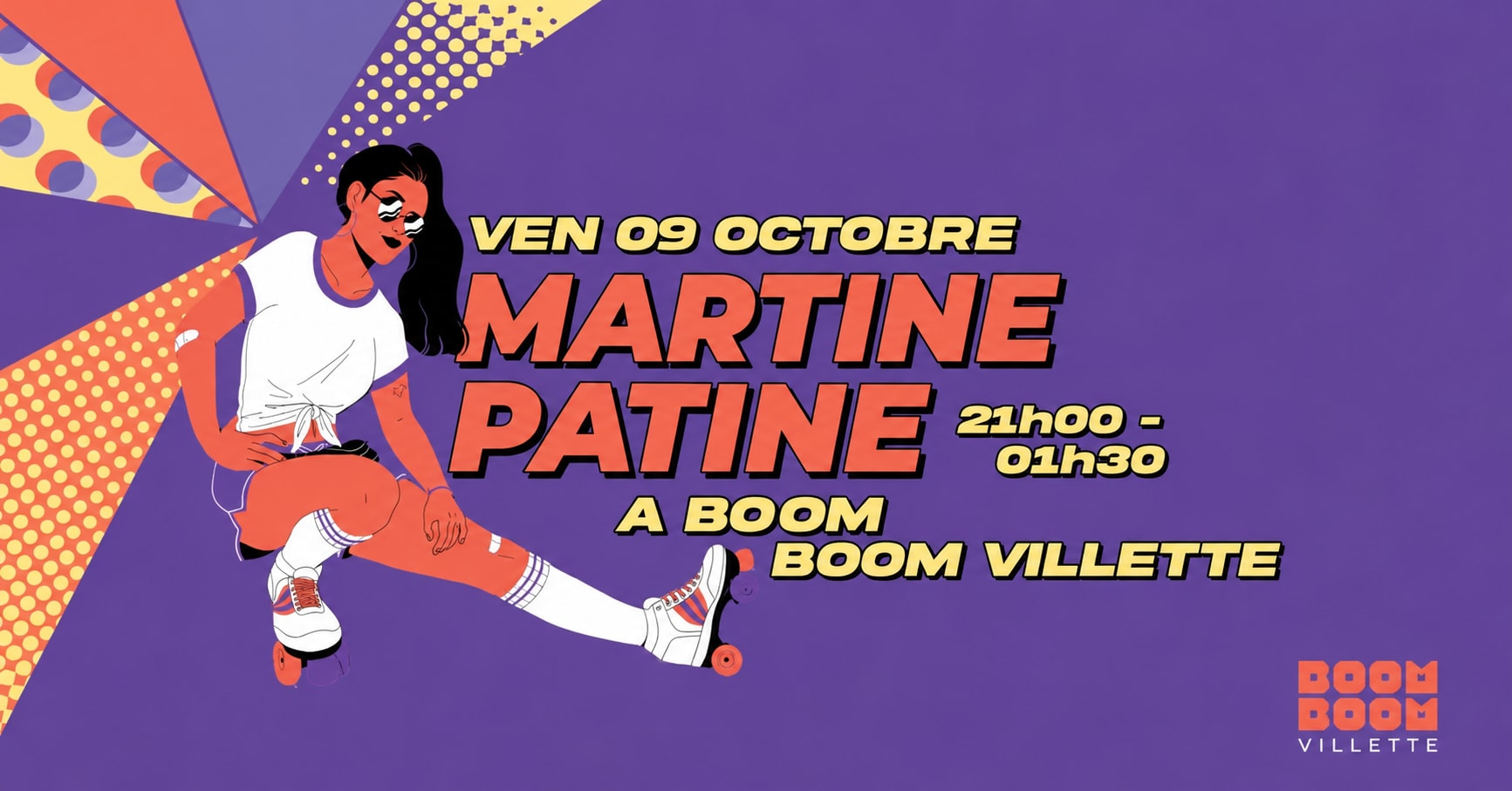 Roller Disco Avec Martine Patine