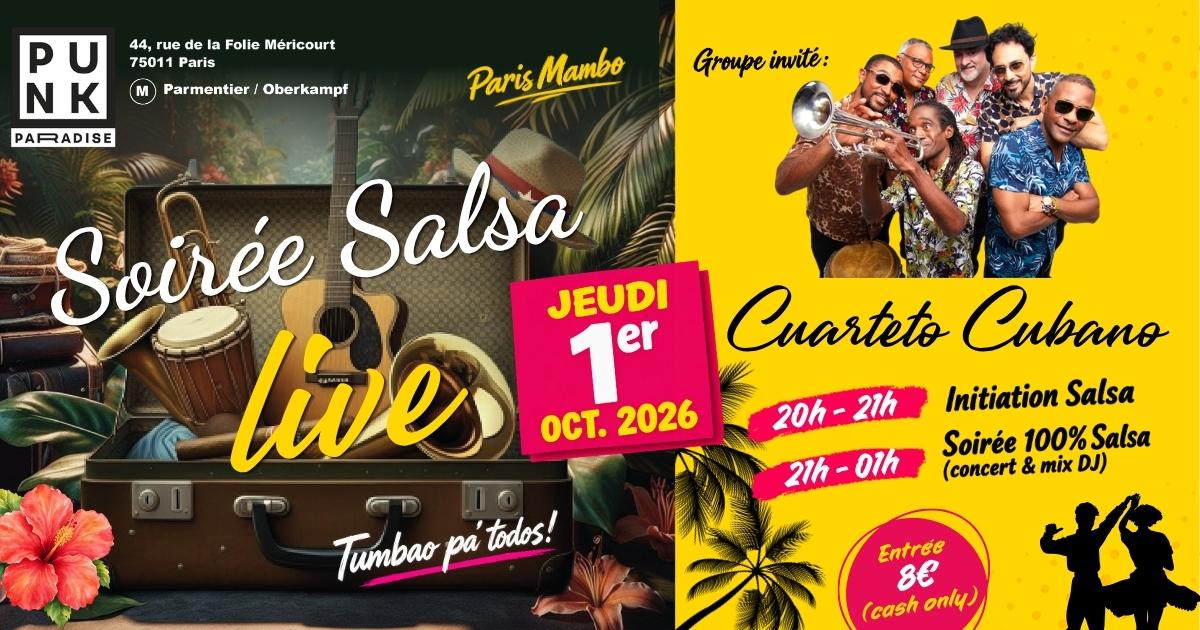Soirée Salsa Live