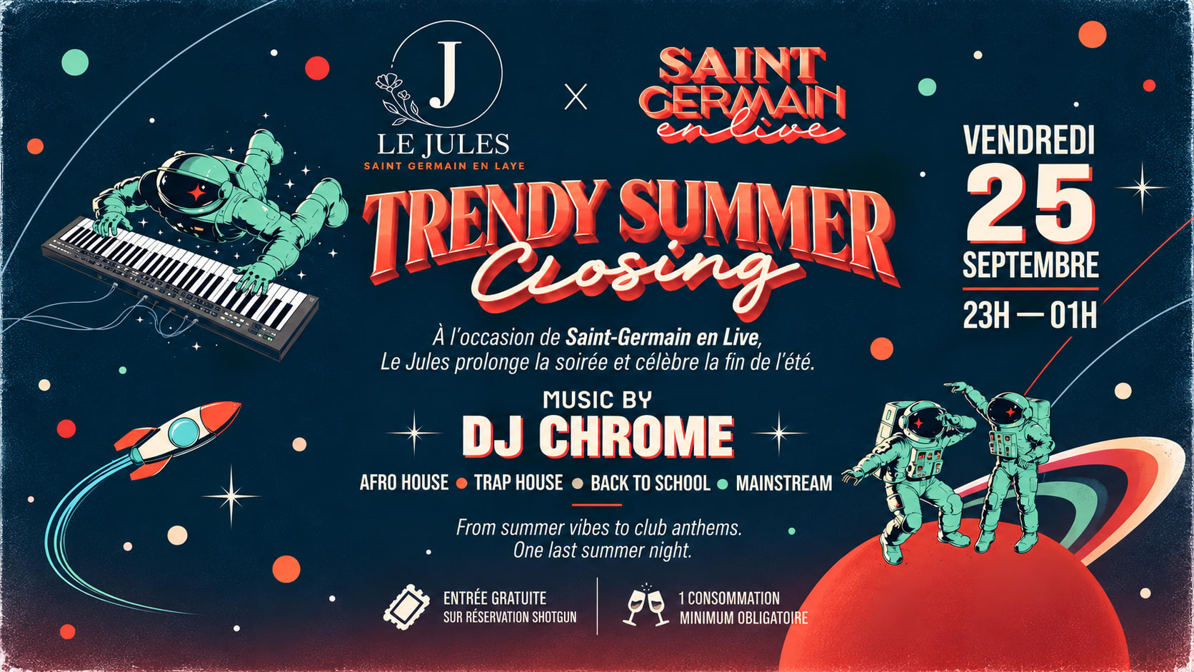 Trendy Summer Closing 📍 Le Jules - Saint-Germain-En-Laye