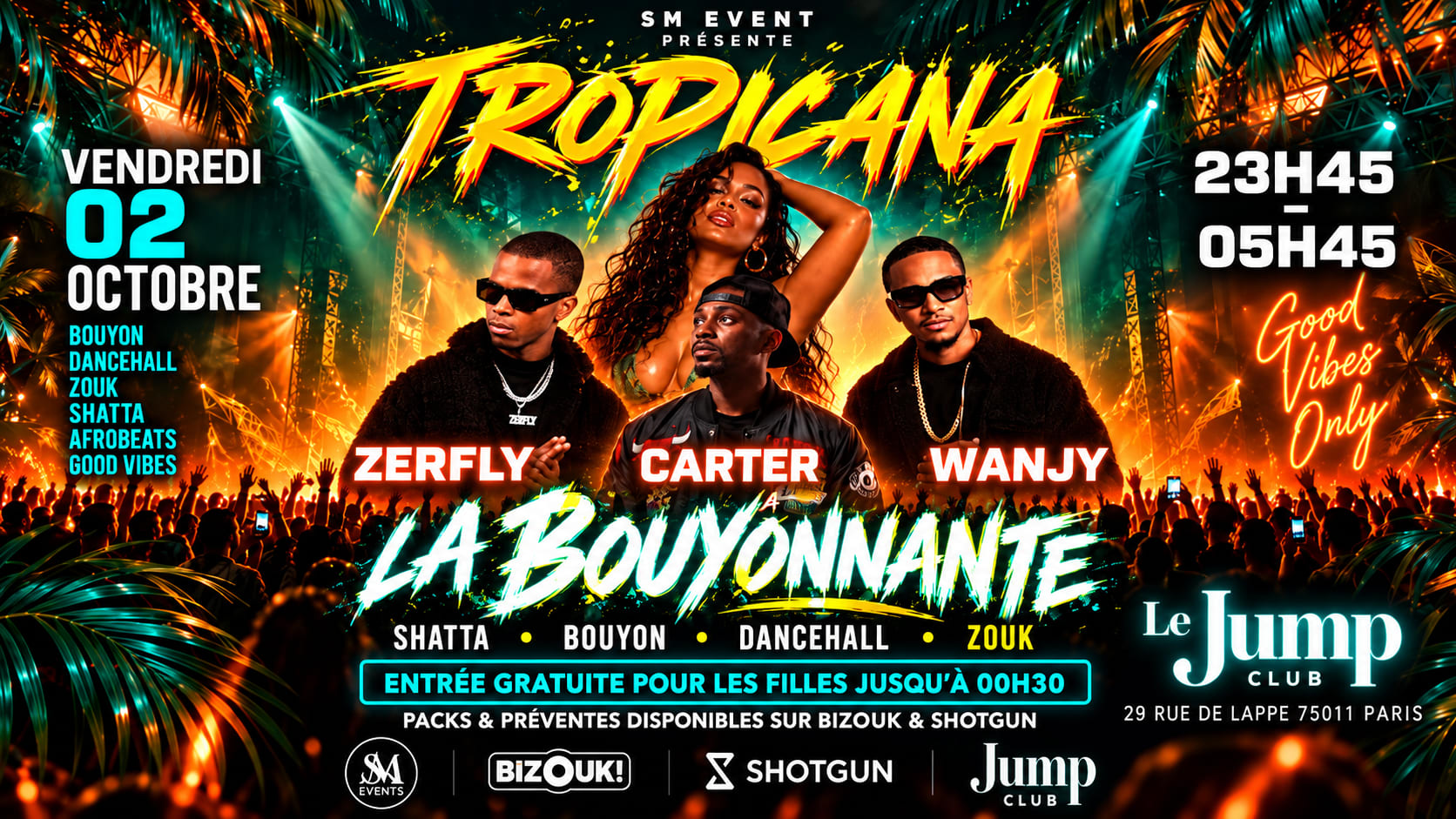 La Tropicana - La Bouyonnante - Dj Carter Wanjy Zerfly