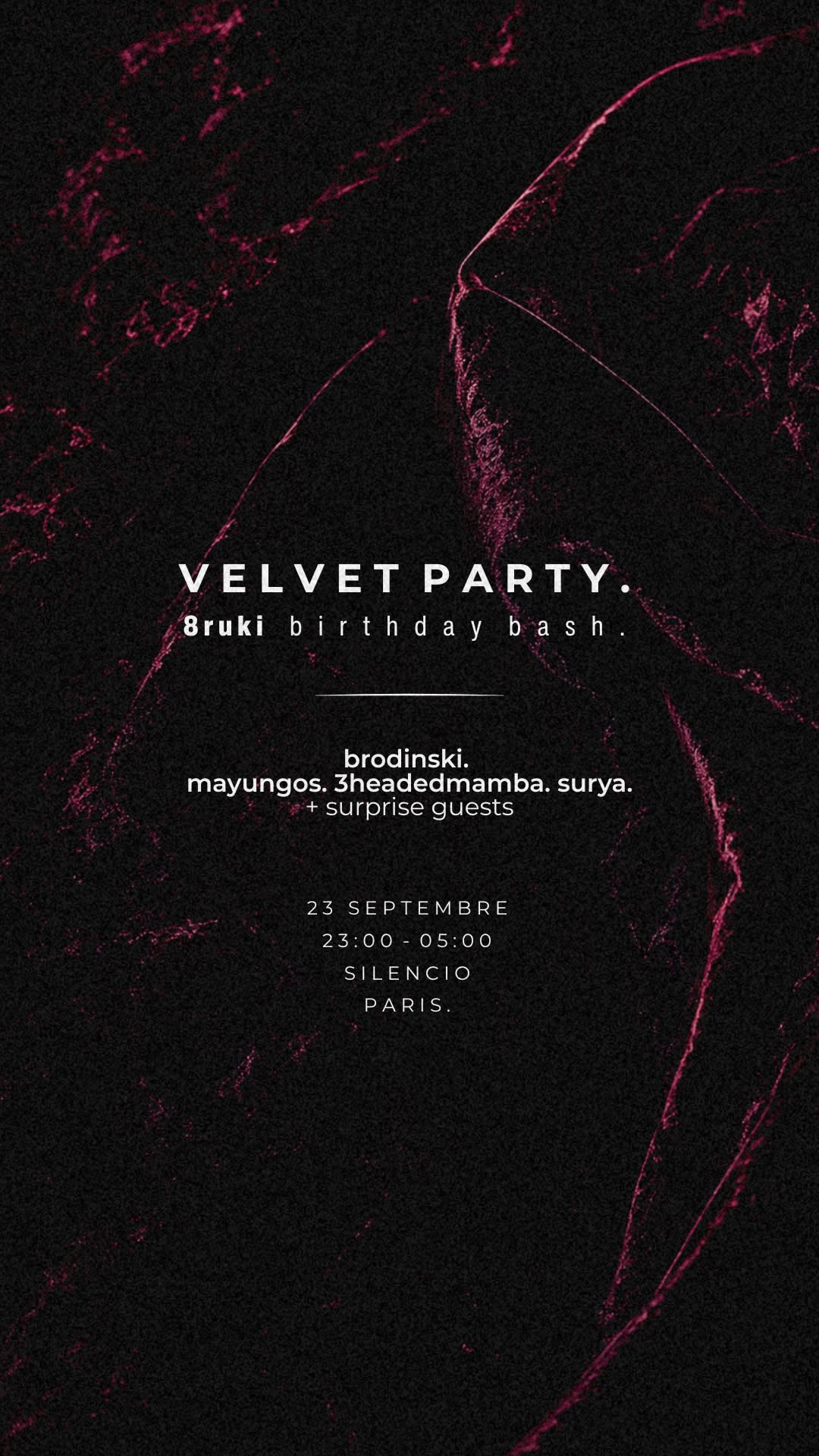 8ruki Bday Bash: Brodinski, Mayungos, 3heademamba, Surya