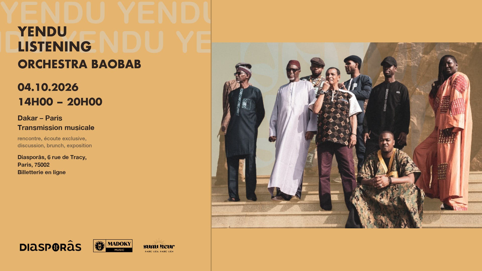 Yendu Listening Orchestra Baobab