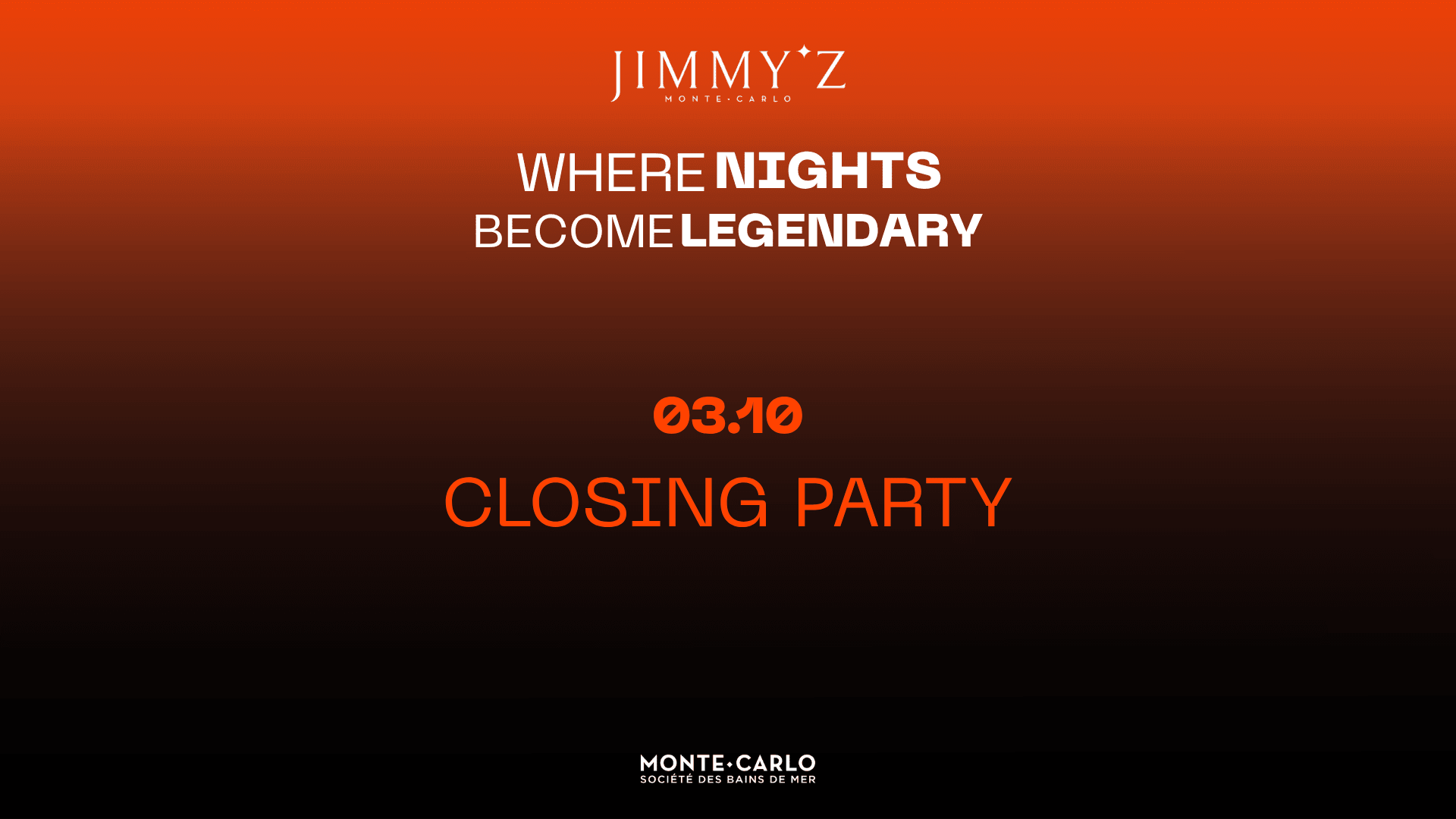 Closing Jimmy’Z MC