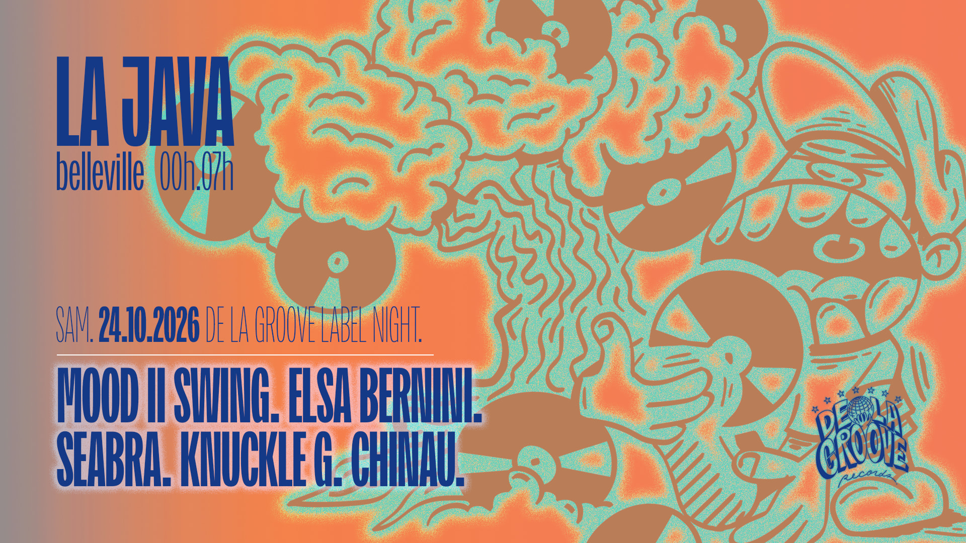 De La Groove : Mood II Swing, Elsa Bernini, Seabra & More
