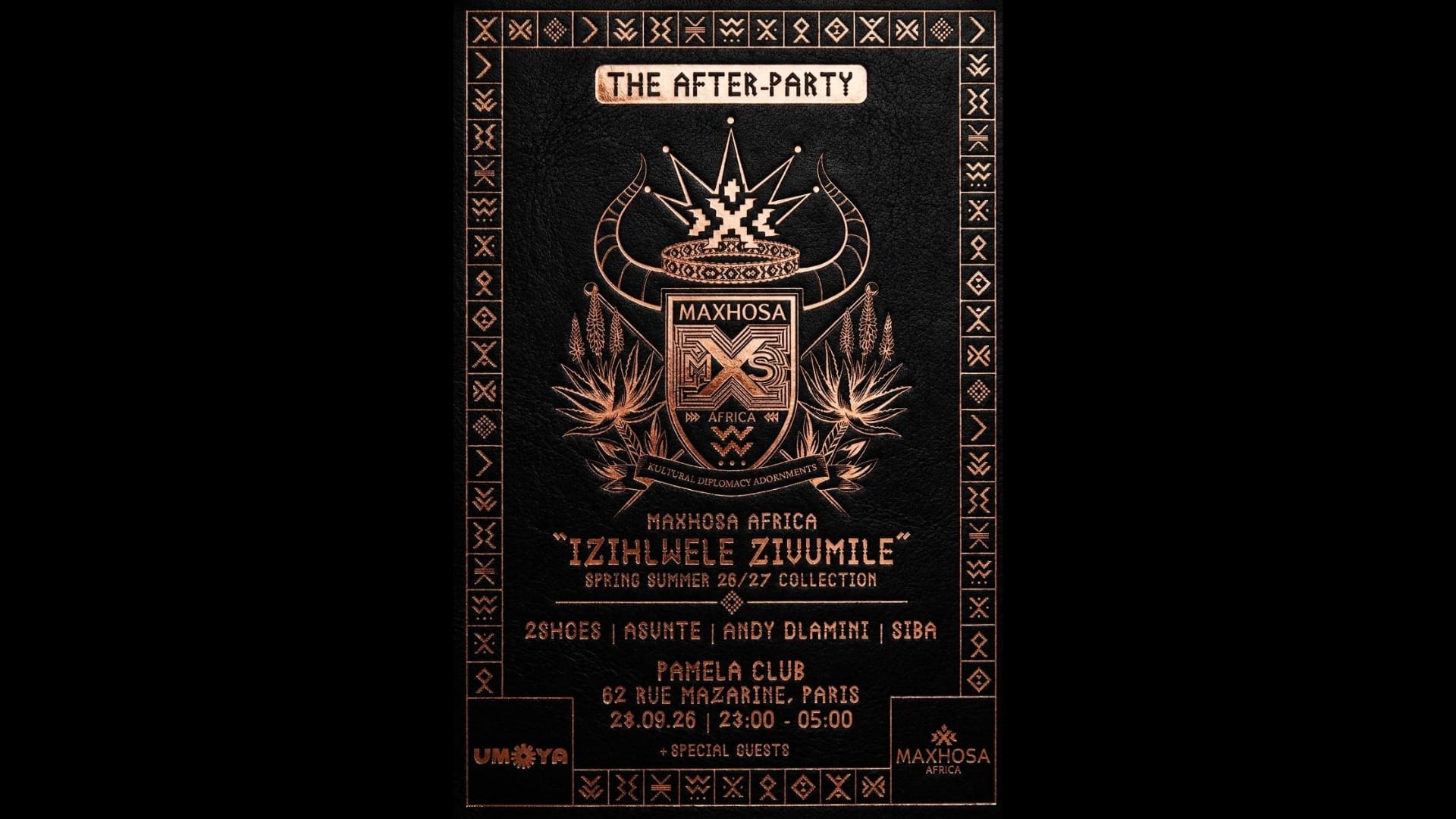 Maxhosa Afterparty (Only 20 Tickets Online)