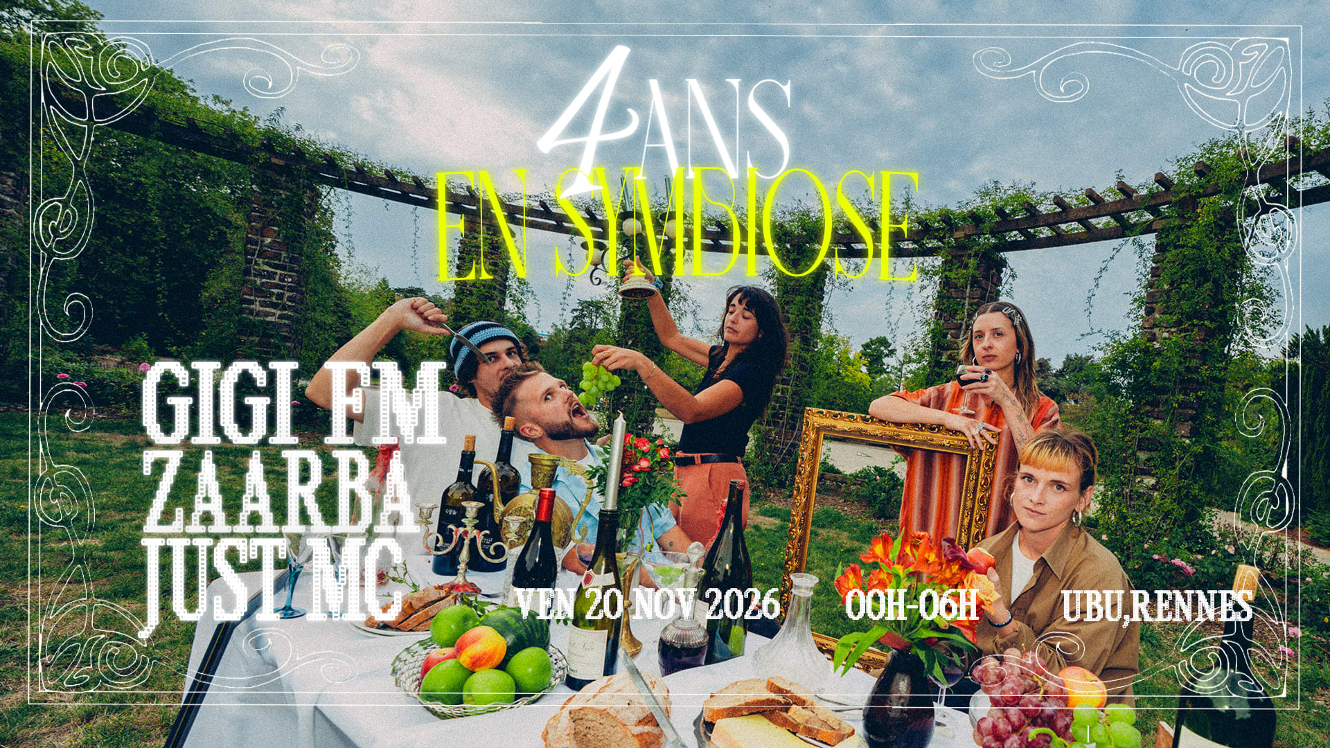 Collectif Symbiose | 4th Anniversary | Ubu | 20.11.26