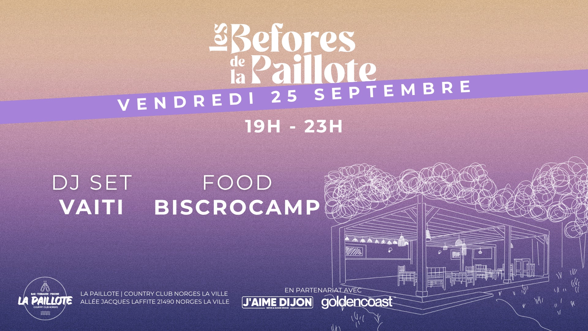 Les Befores De La Paillote - Vendredi 25 Septembre