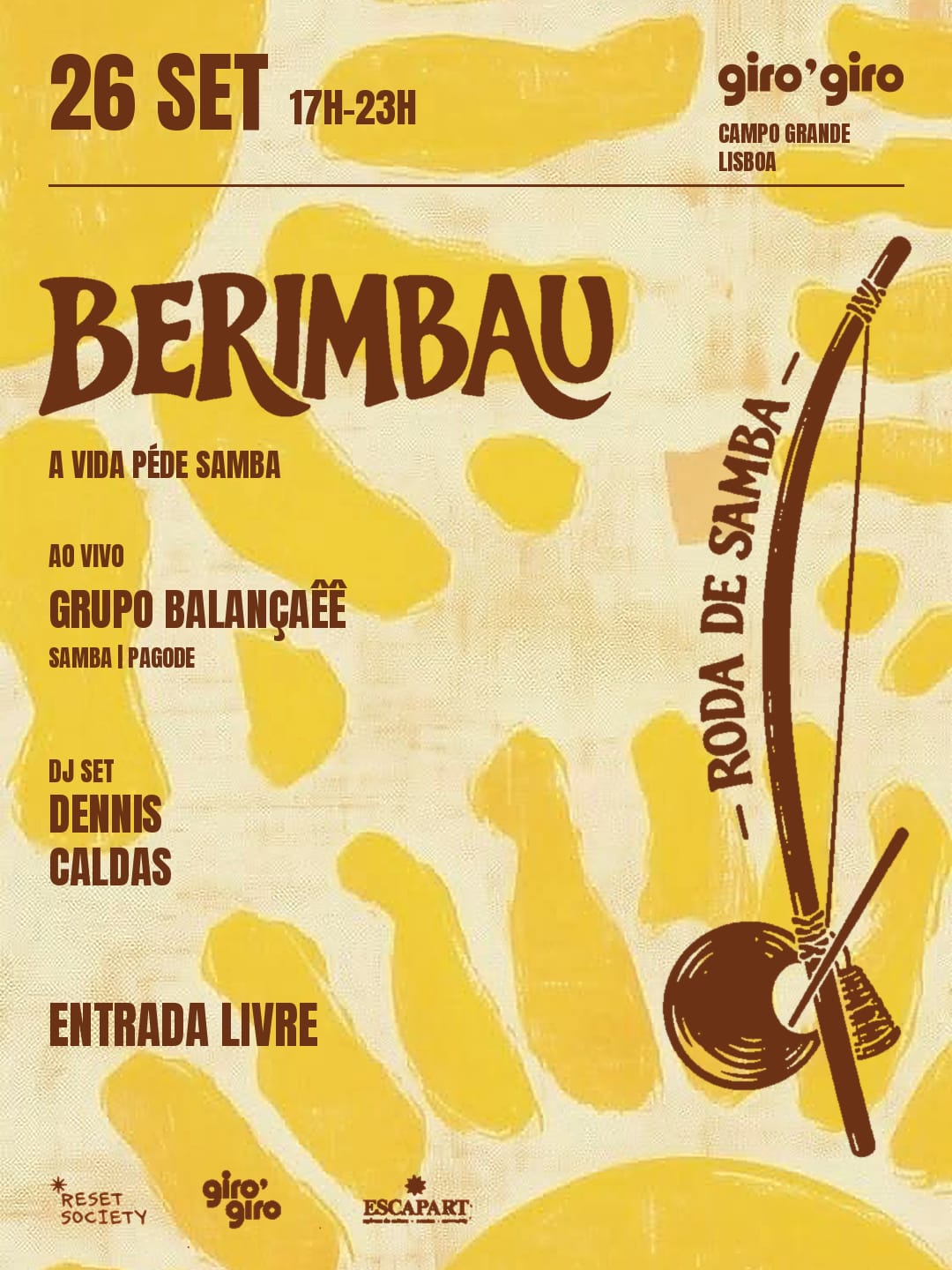 Berimbau Samba & Pagode - Free Entry