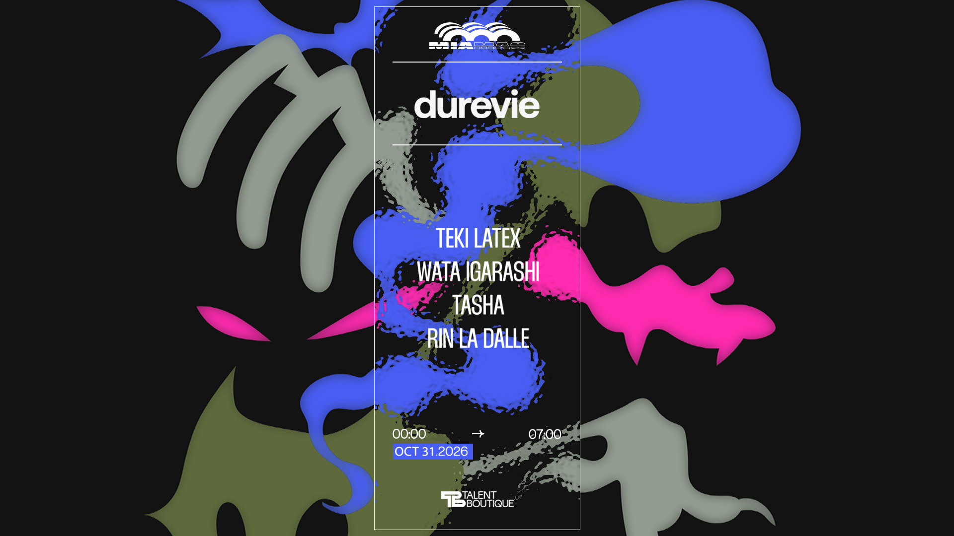 Dure Vie : Teki Latex, Wata Igarashi, Tasha, Rin La Dalle