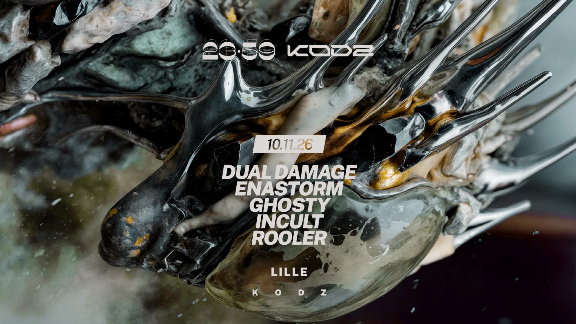 Kodz X 23:59 : Rooler, Dual Damage, Incult, Ghosty...