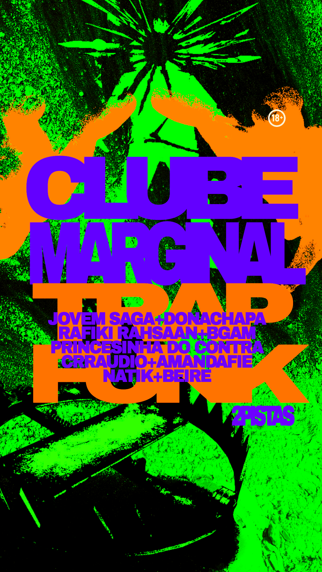 Clube Marginal: Trap + Funk