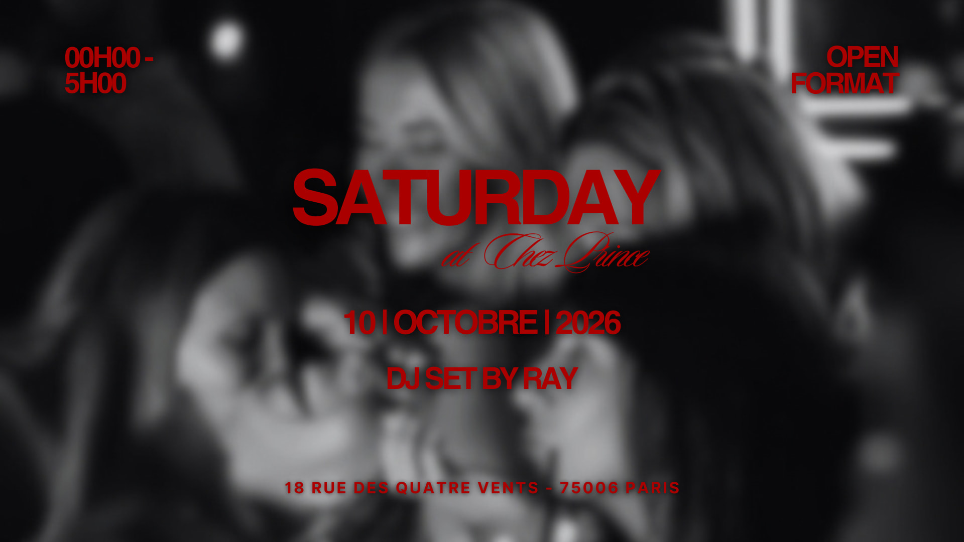 Samedi Open Format Chez Prince