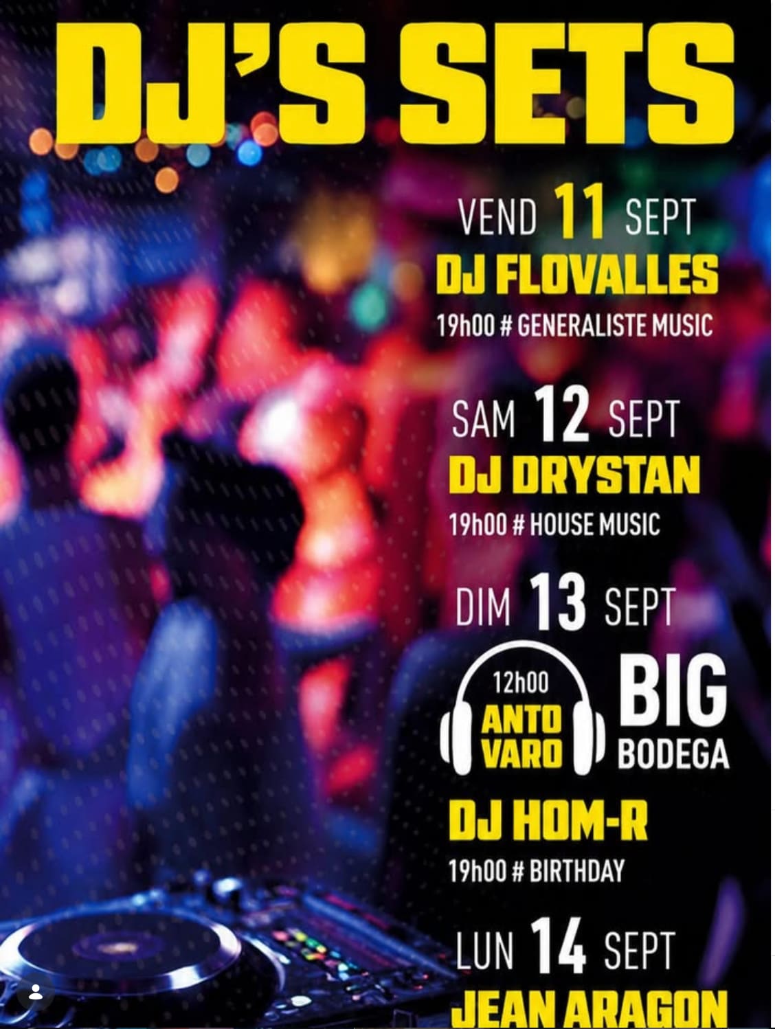 Dj Drystan Fête Votive De Velleron (Les Soirées Du Cabanon)