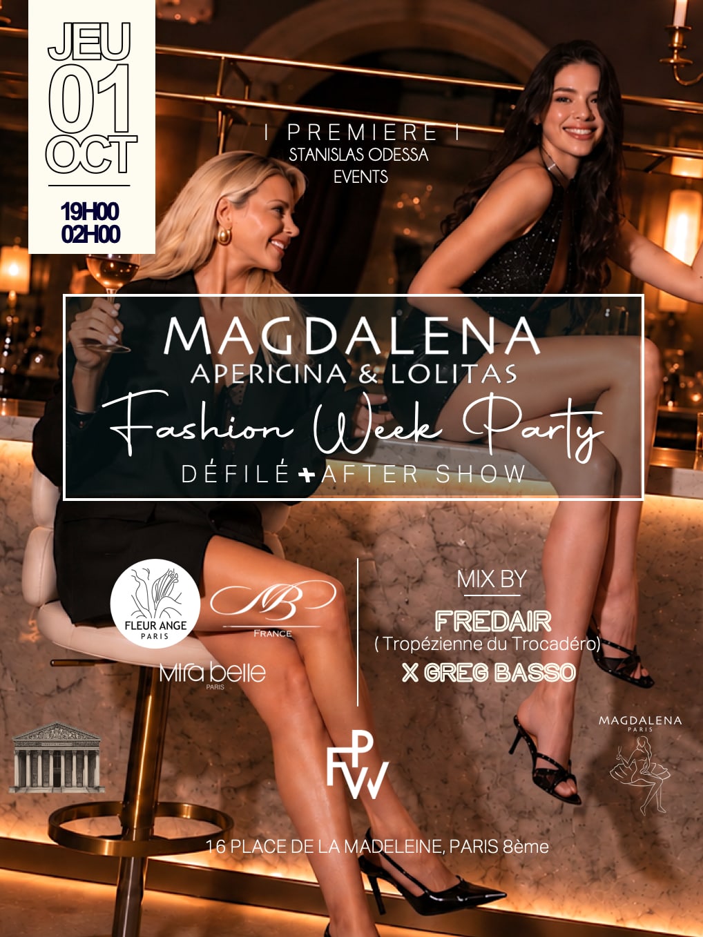 Fashion Week Party / Magdalena / Apero X Defile X Clubbing