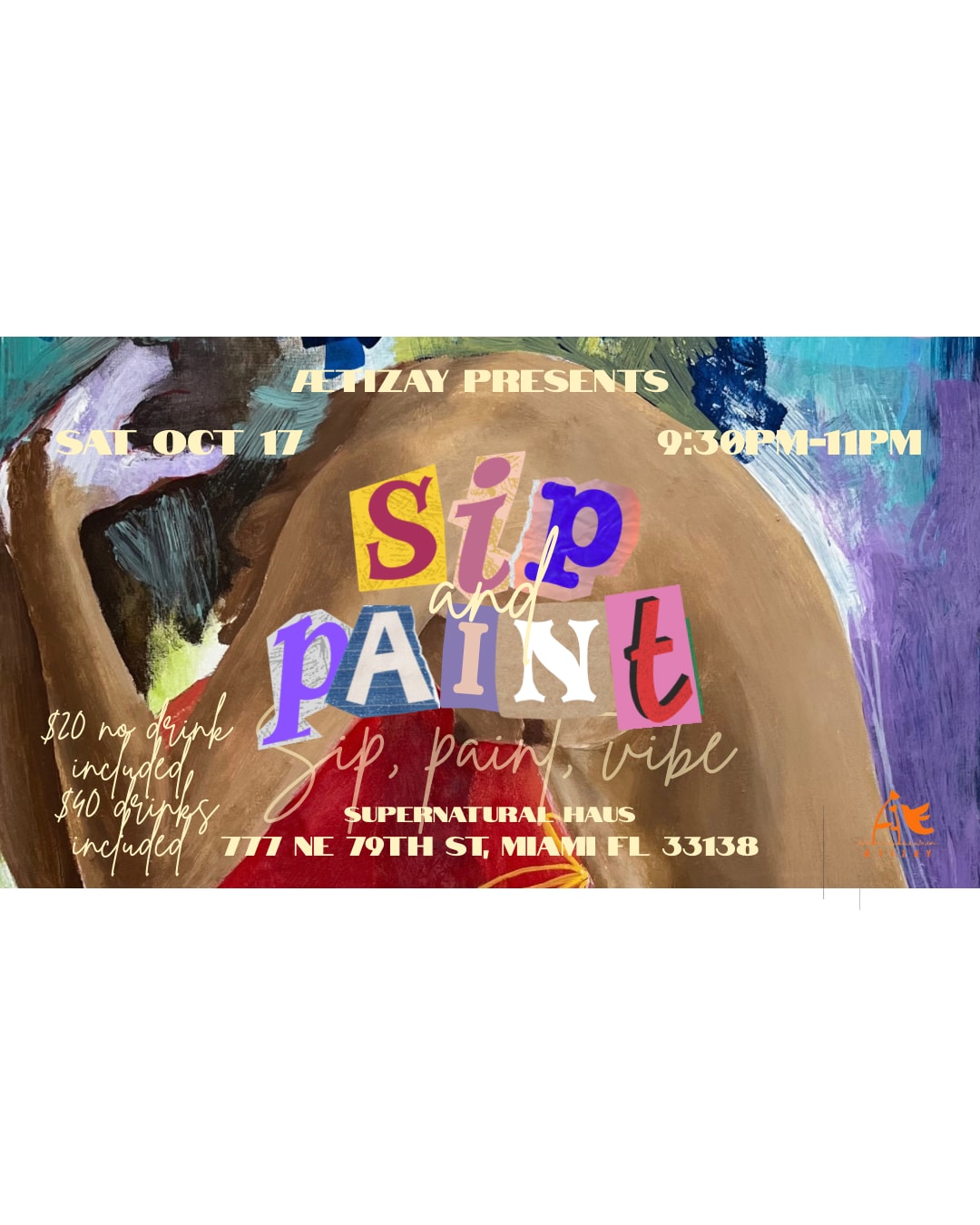 Ætizay Presents: Sip And Paint