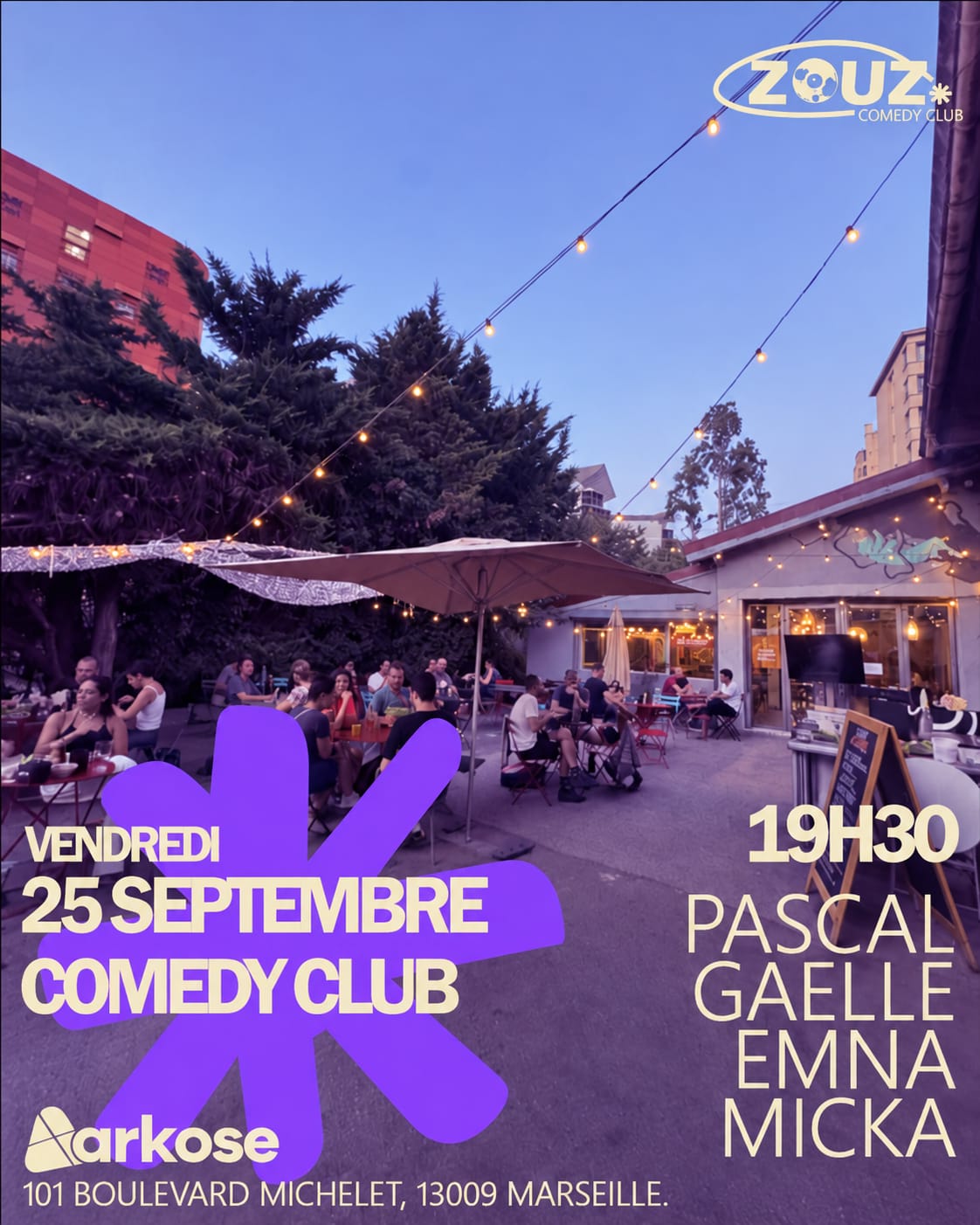 Zouz Comedy Club X Arkoze Prado