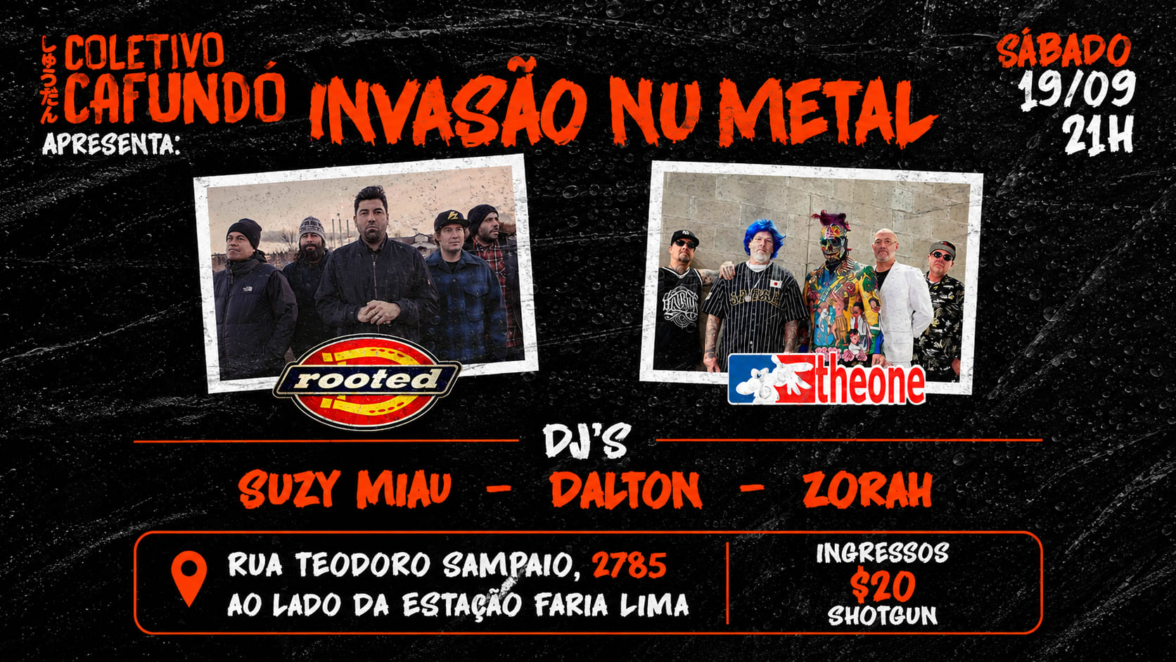 Invasão Nu Metal 19/09