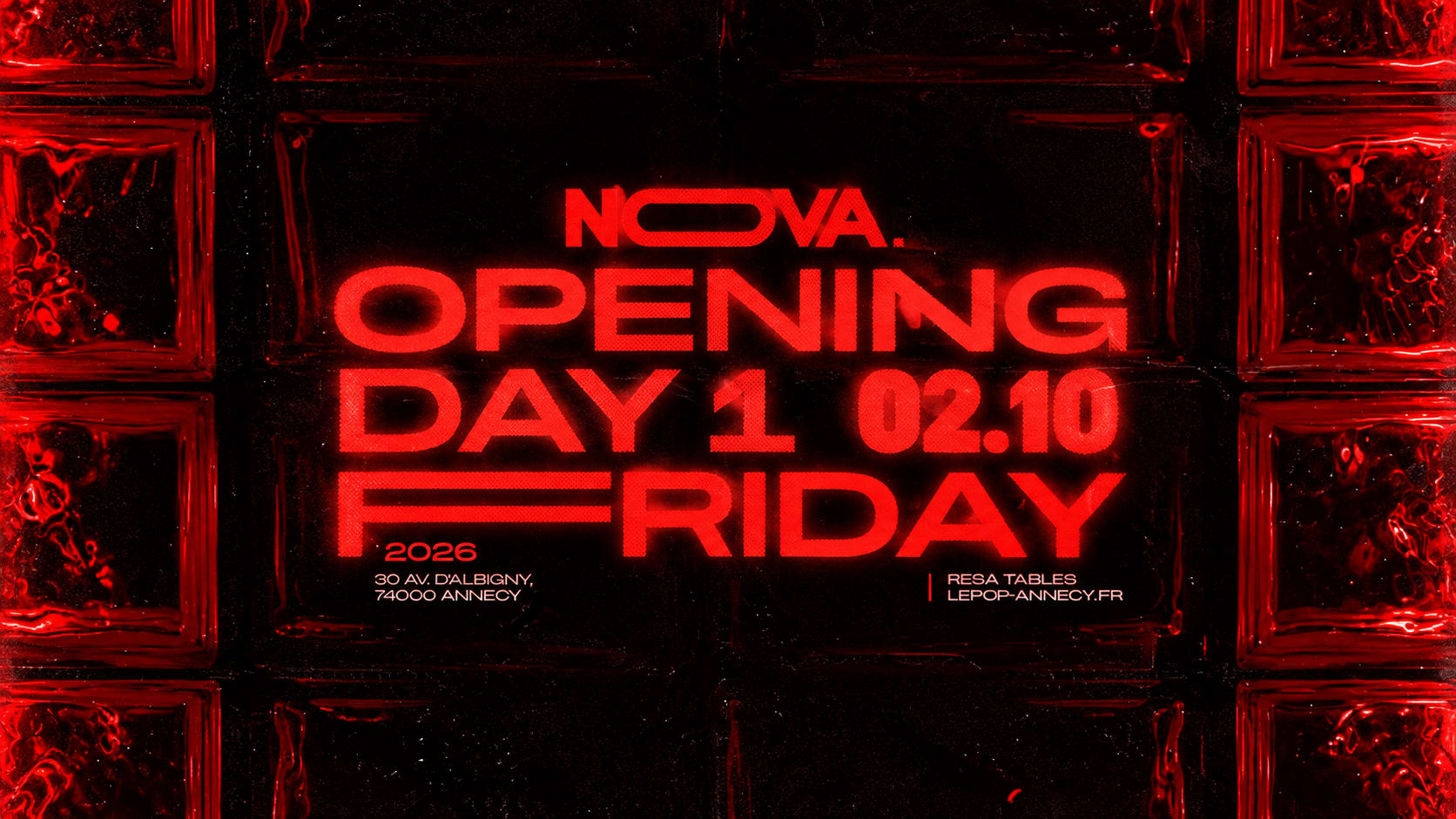 Nova - Friday Opening - Ven.02.Oct