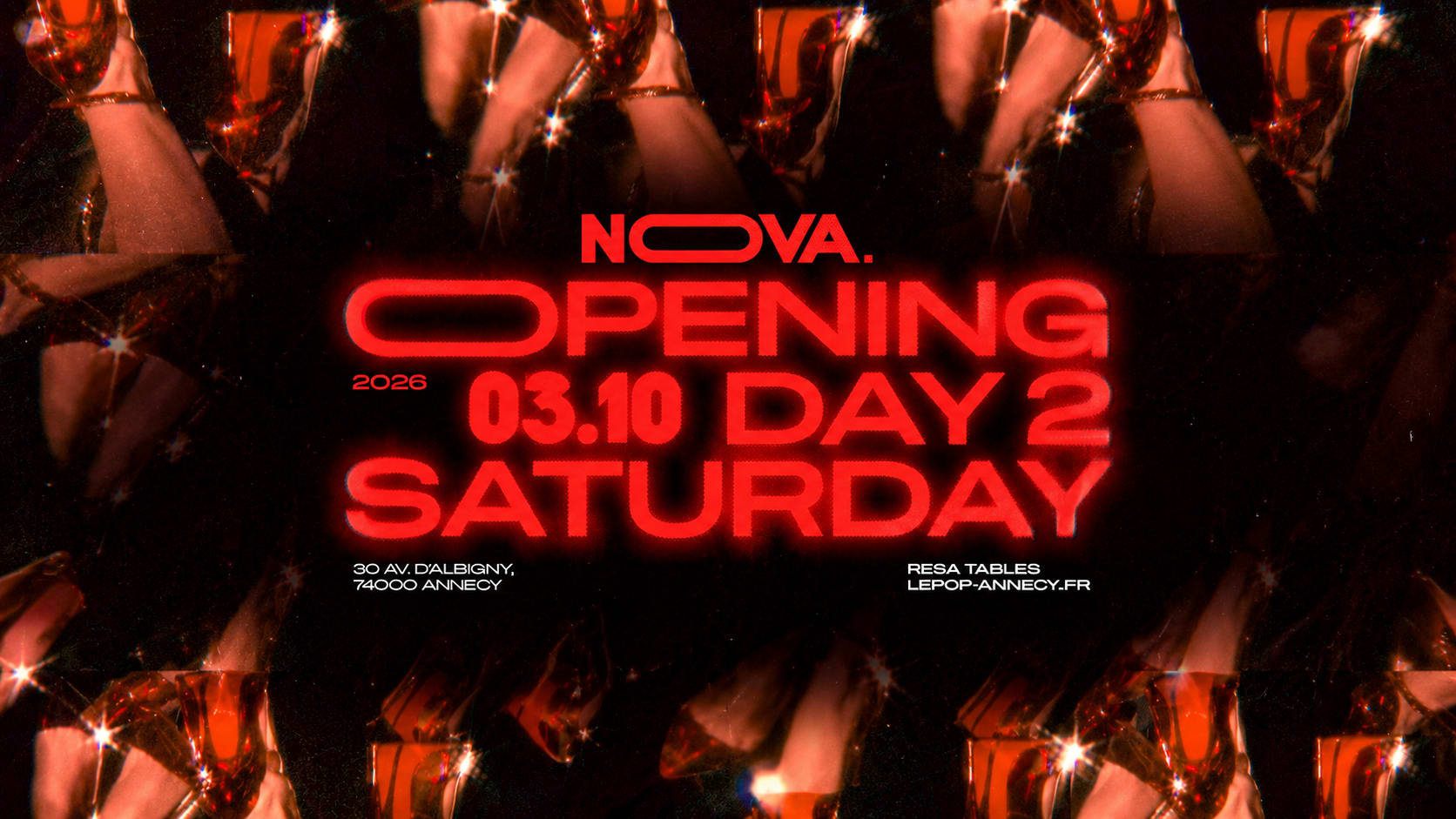 Nova - Saturday Opening - Sam.03.Oct