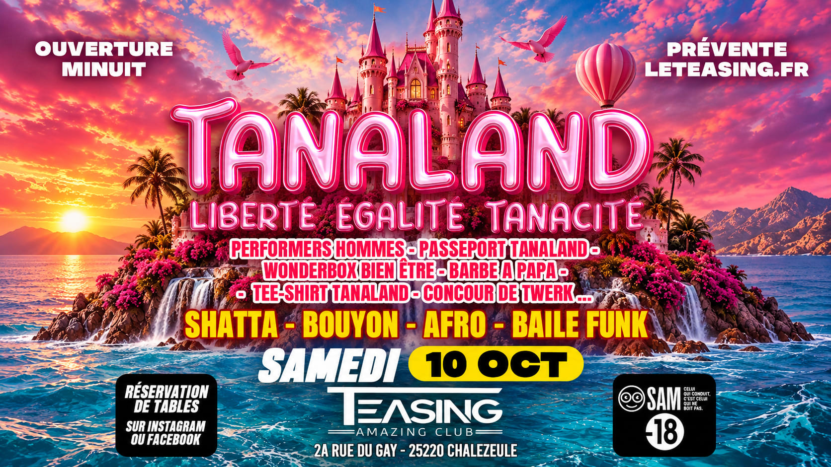 Tanaland X Le Teasing Besançon