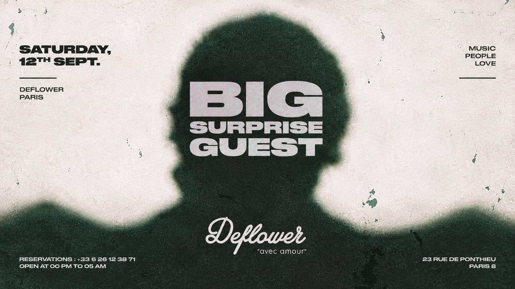 Surprise Guest — Samedi 12 Septembre