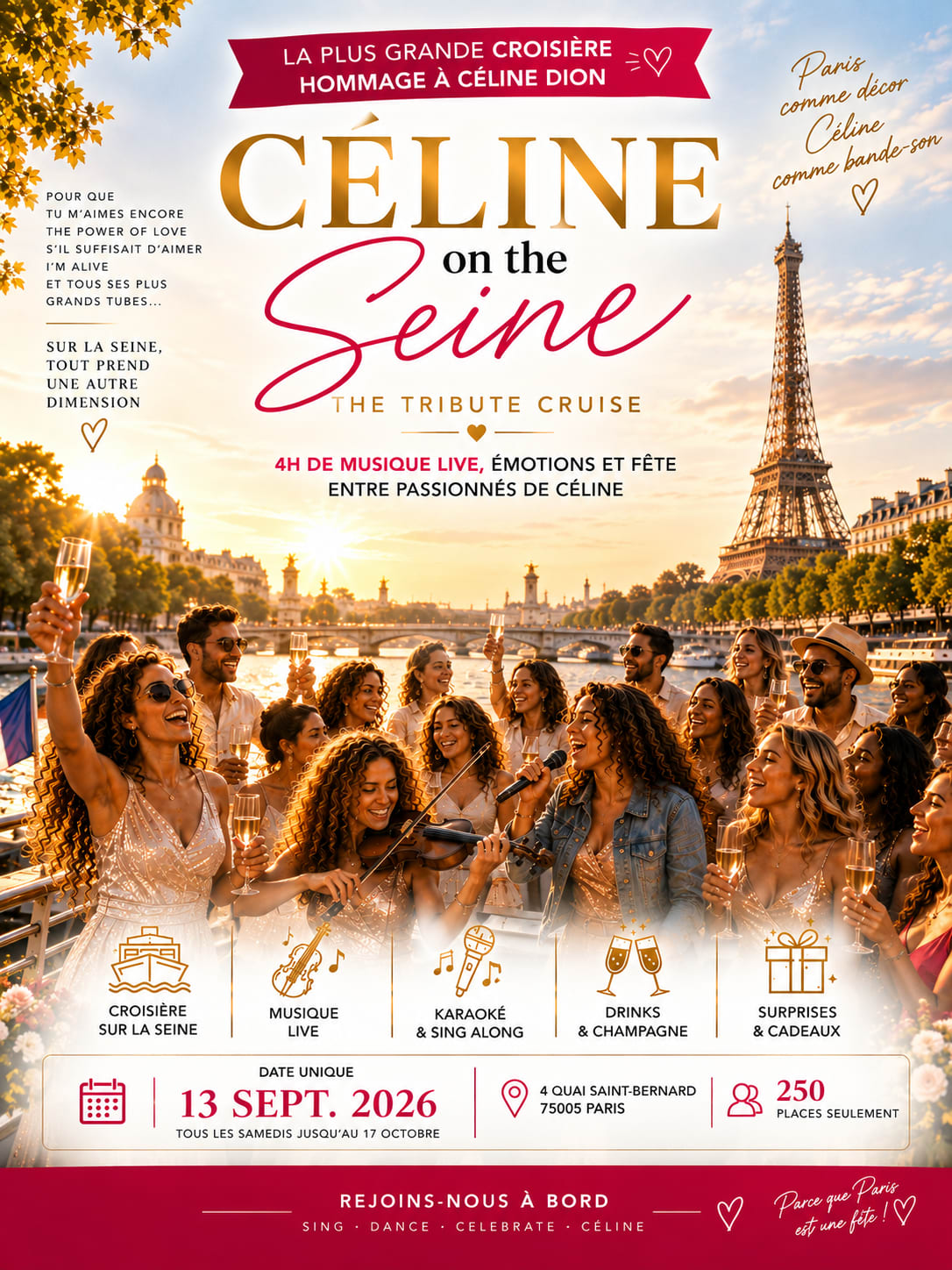 Celine On The Seine - Dimanche 13 Septembre