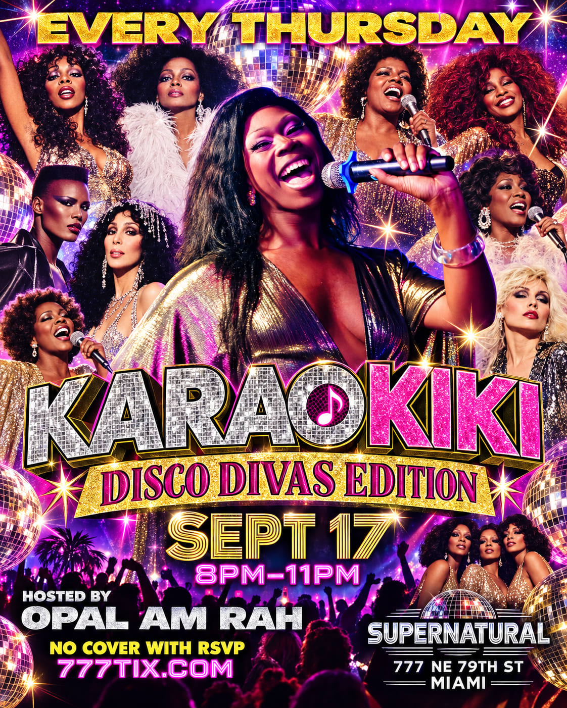 Karaokiki Happy Hour: Disco Divas Edition
