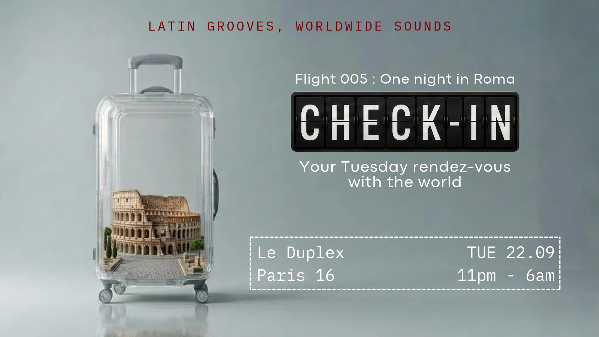 Check-In Paris — Duplex — Flight 005: One Night In Roma