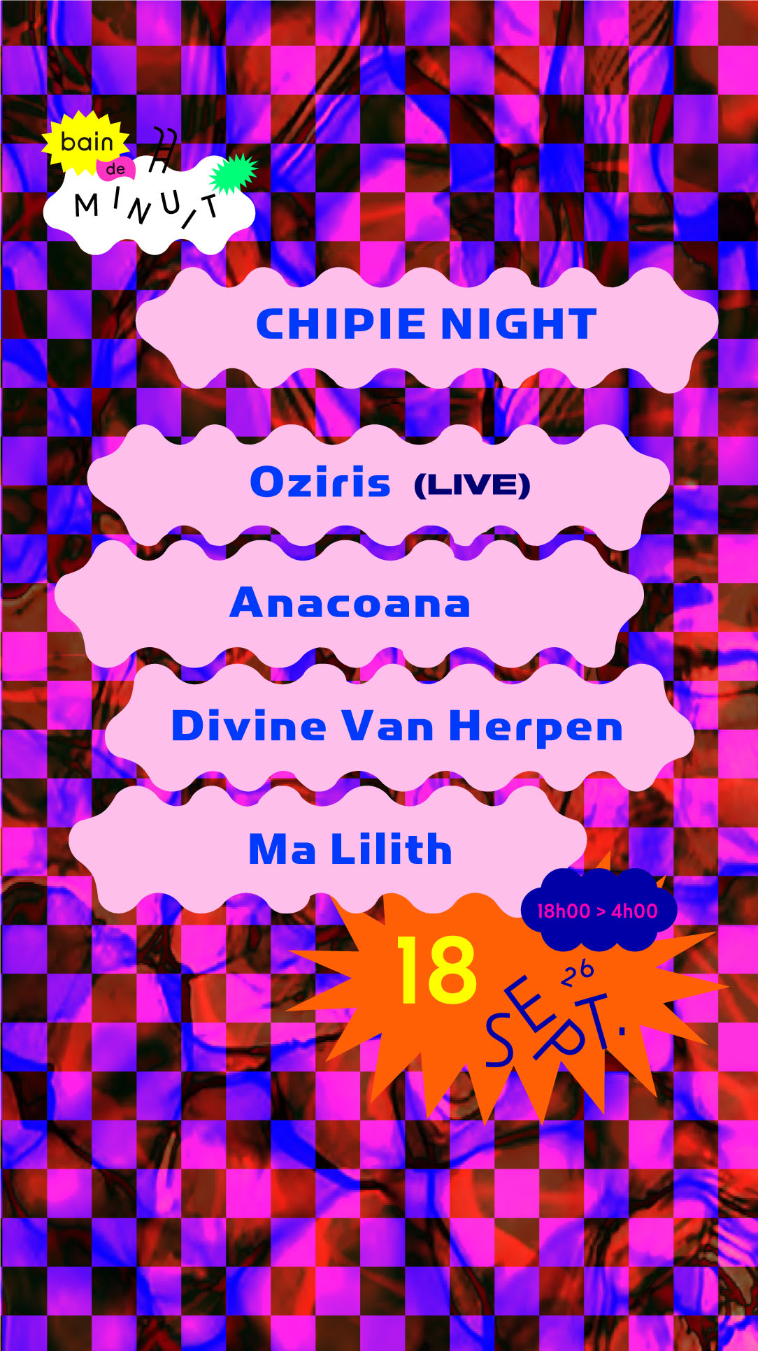 Bain De Minuit : Chipie Night X Babe2babe