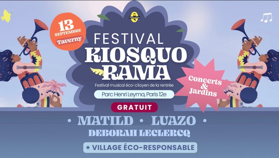 Festival Kiosquorama : Édition 2026 — 13/09