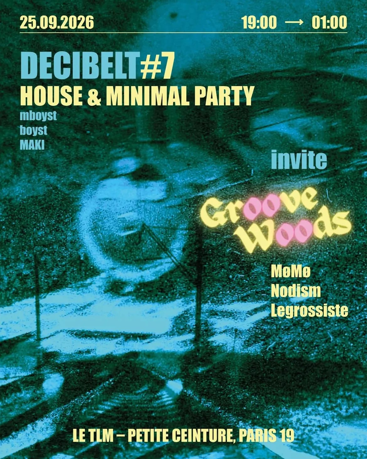 Decibelt #7 X Groovewoods - House And Minimal Party