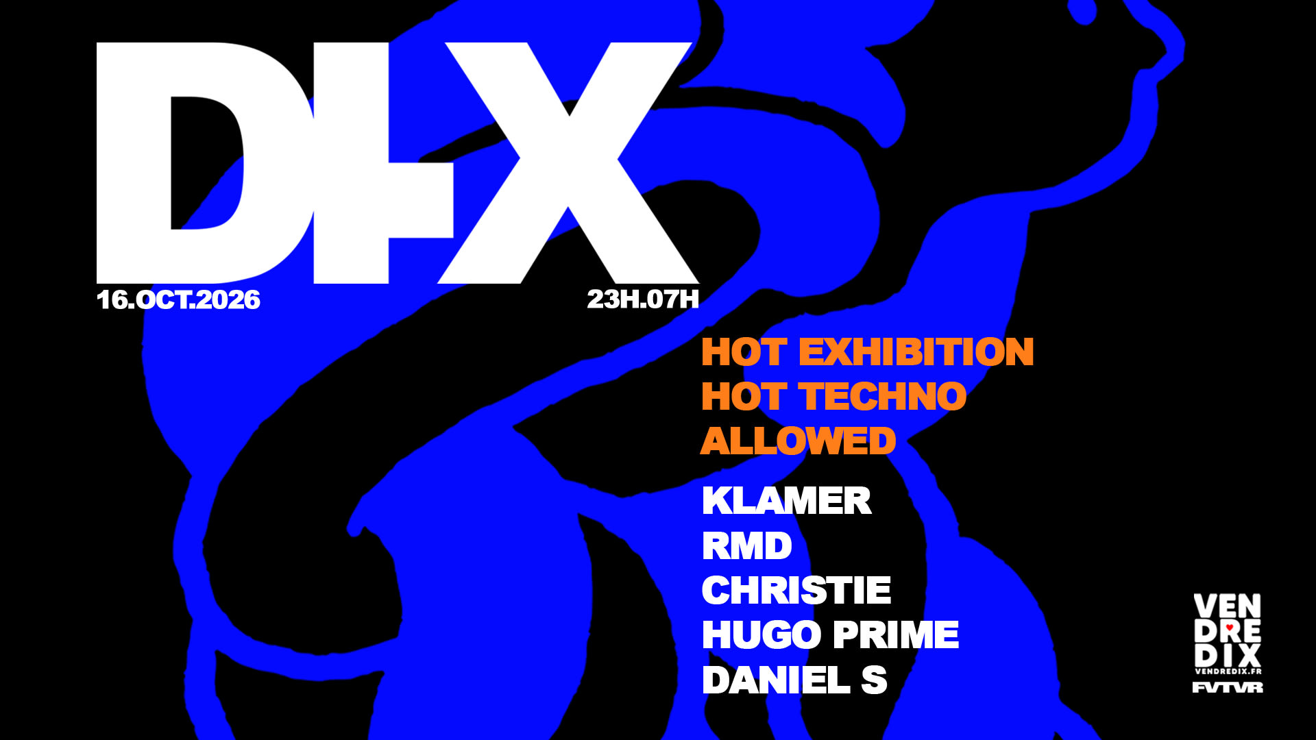 DI.X Hot Techno Session: Christie, Rmd, Klamer, Hugo Prime