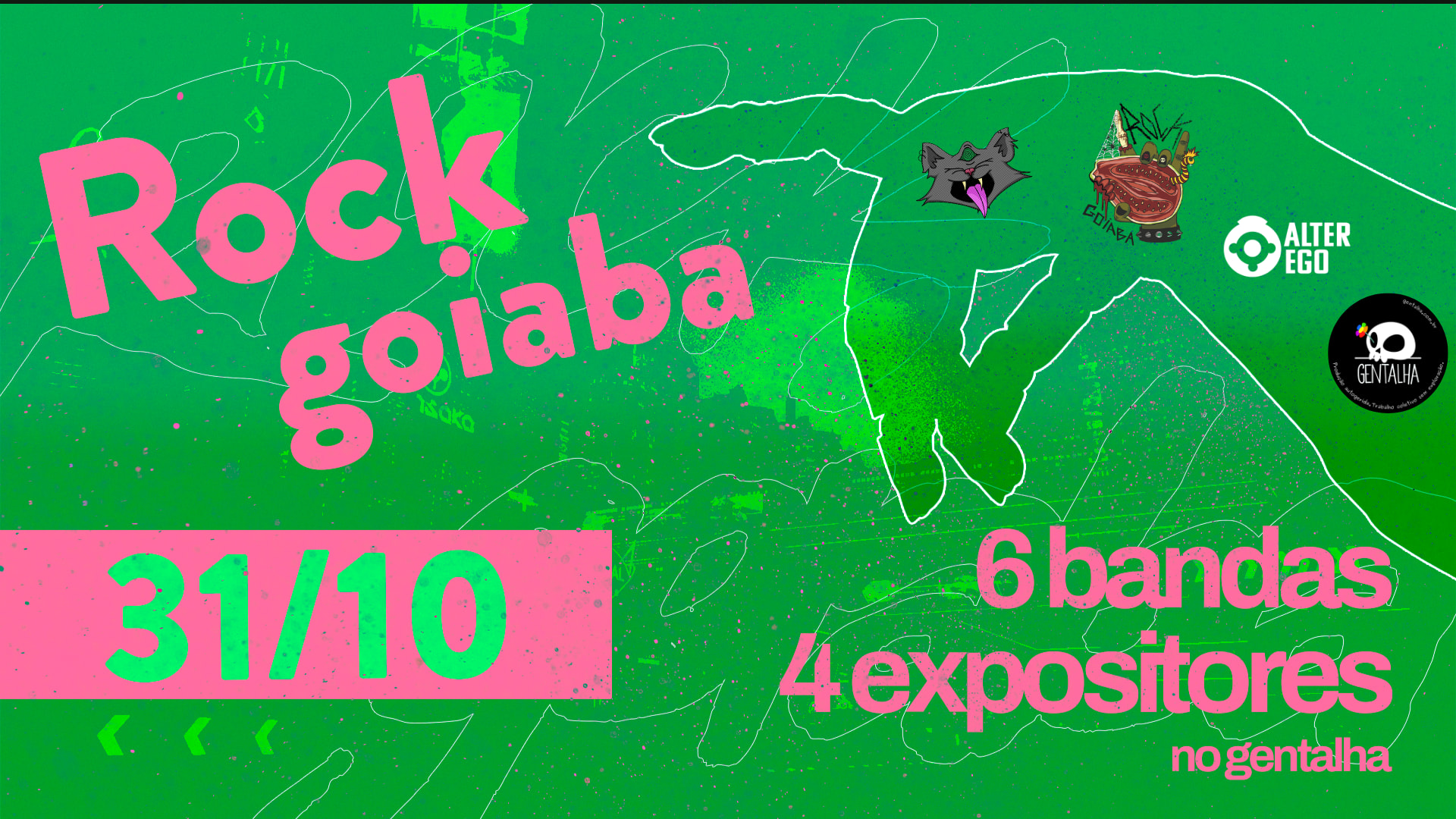 Festival Rock Goiaba: Halloween Cyberpunk
