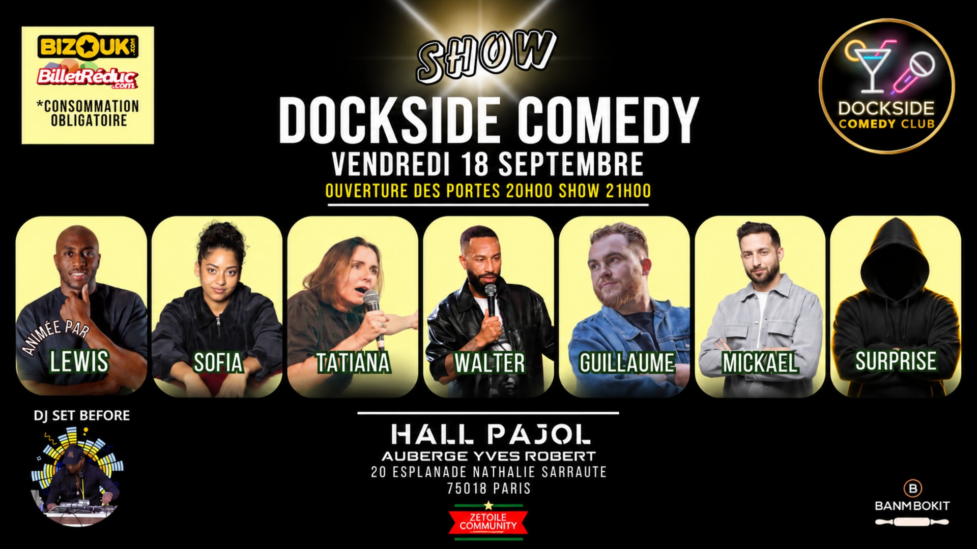 Dockside Afro Comedy
