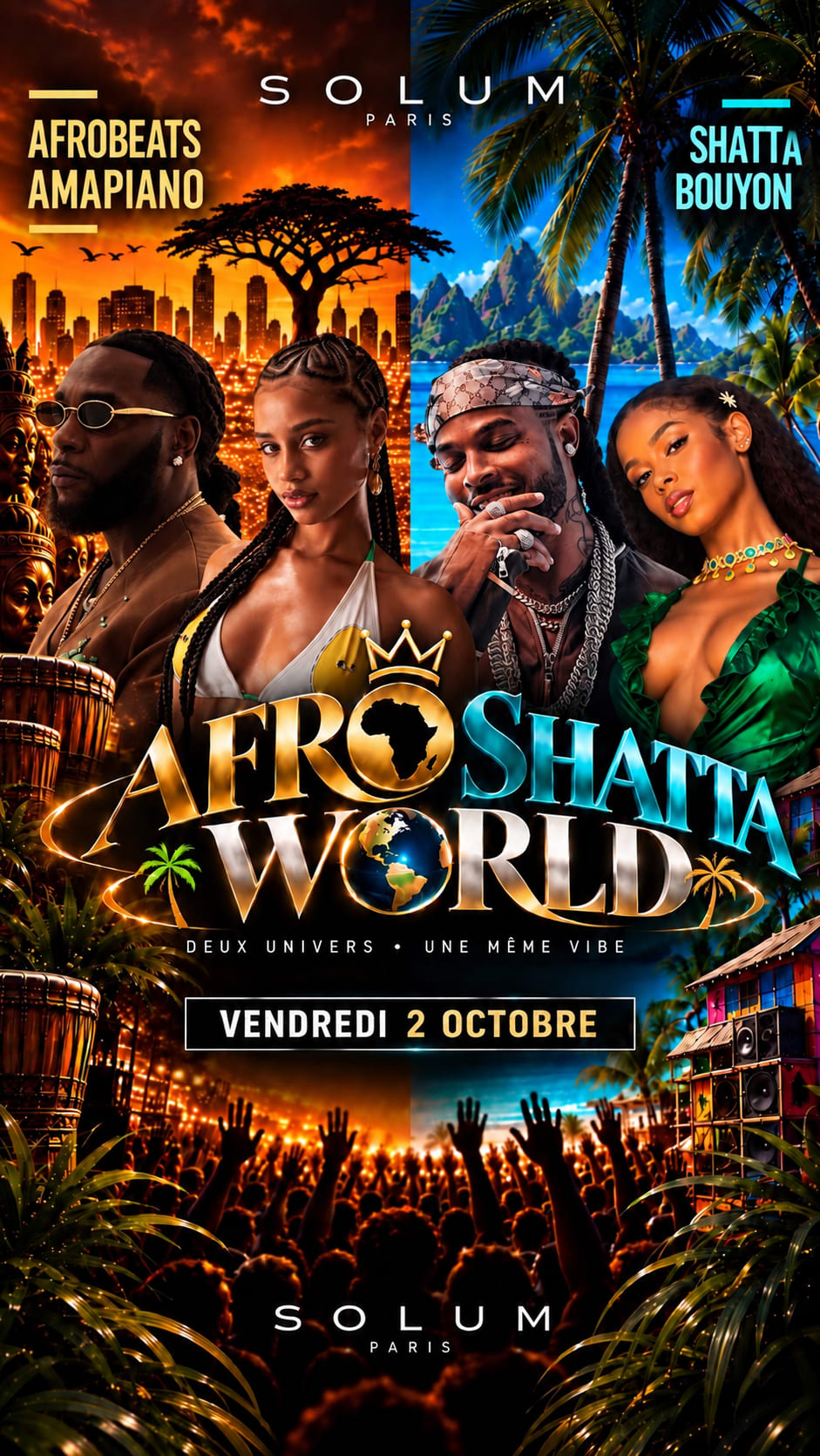 Afro Shatta World 4 — Afrobeats, Shatta, Bouyon
