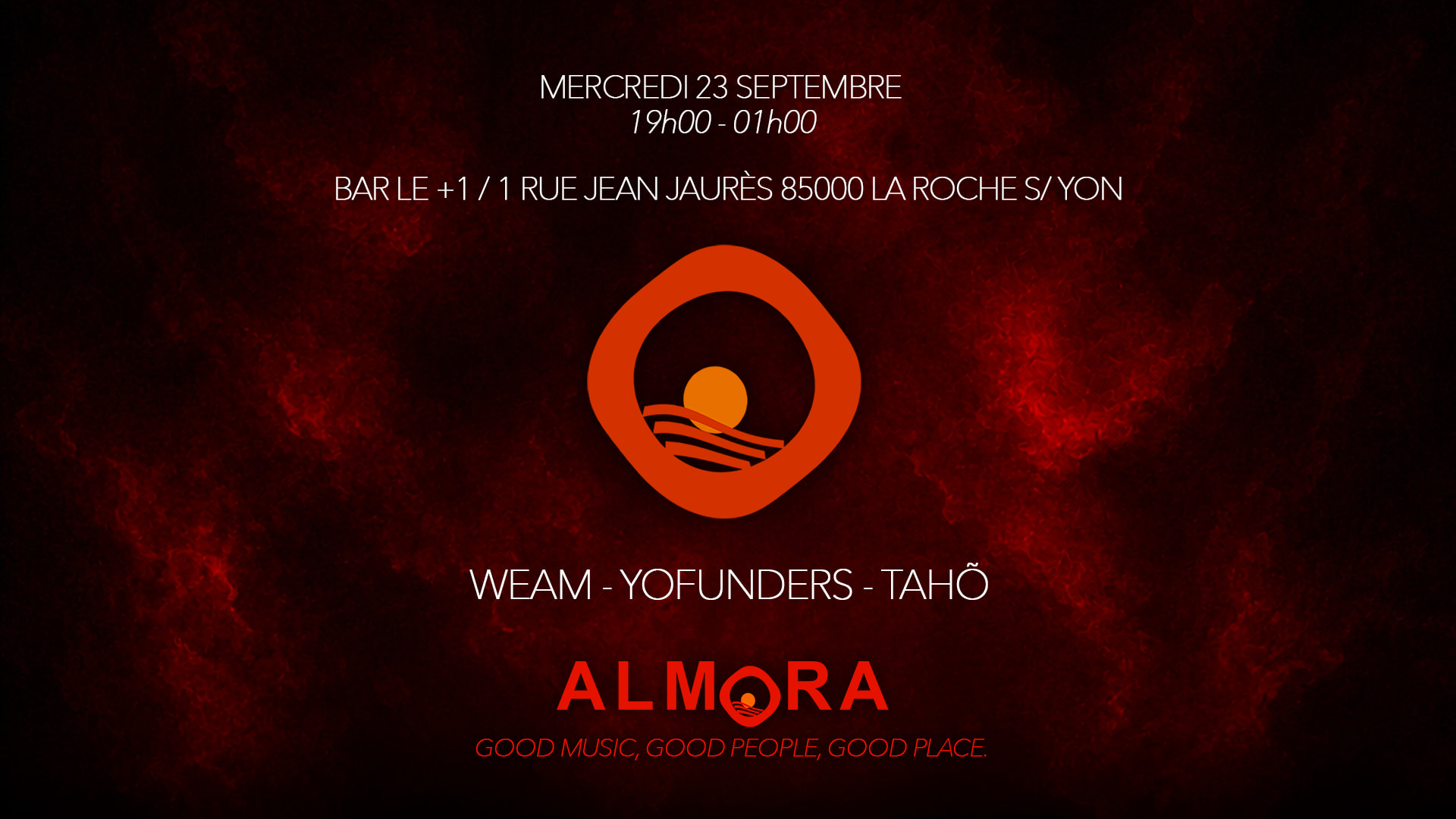 Almora - 2è Édition @ La Roche S/Yon (Mercredi 23 Septembre)