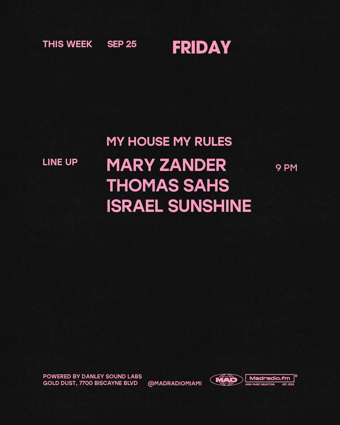 Mary Zander / Thomas Sahs / Israel Sunshine