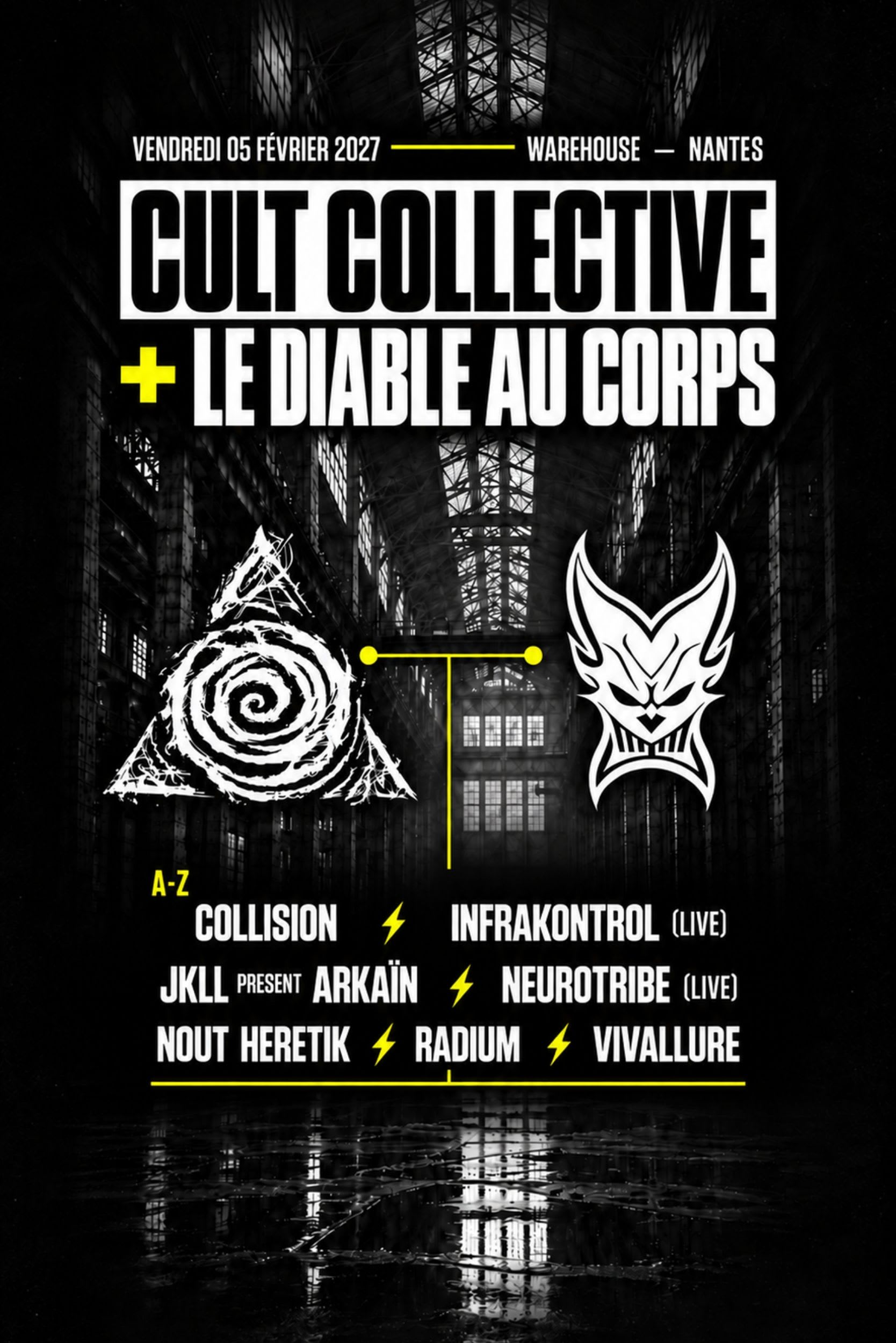 Cult Collective X Le Diable Au Corps Au Warehouse Nantes