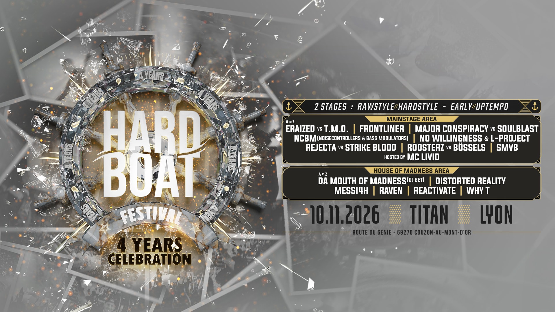 Hard Boat Birthday 4 Years