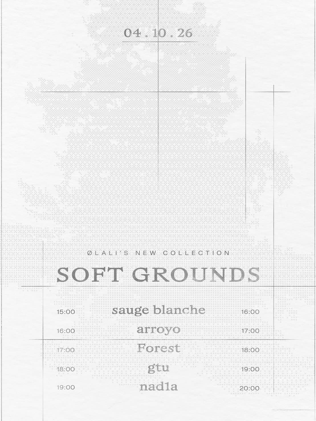 Soft Grounds - Ølali X Geosmine X Sauge Blanche
