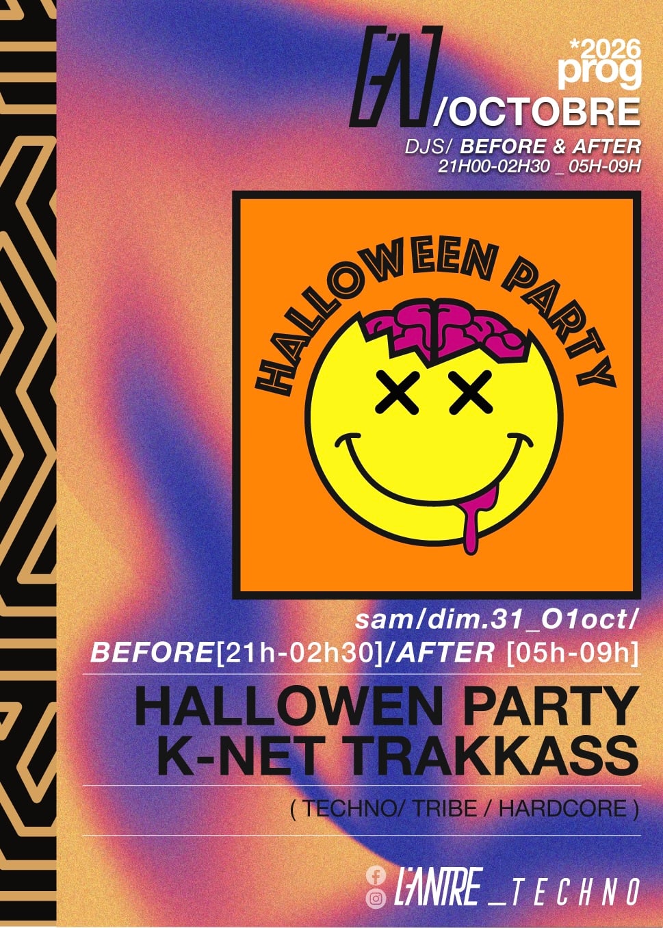 Halloween After Party : K-Net Trakkass — Techno
