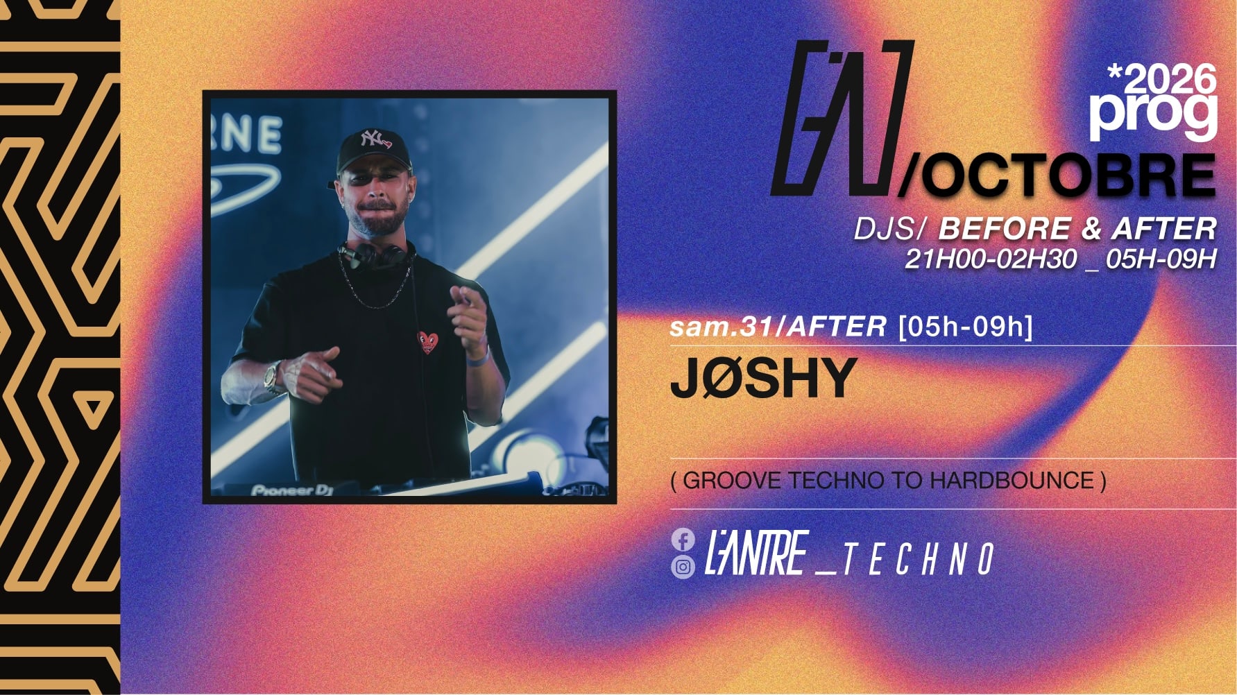 Jøshy — Groove Techno To Hardbounce
