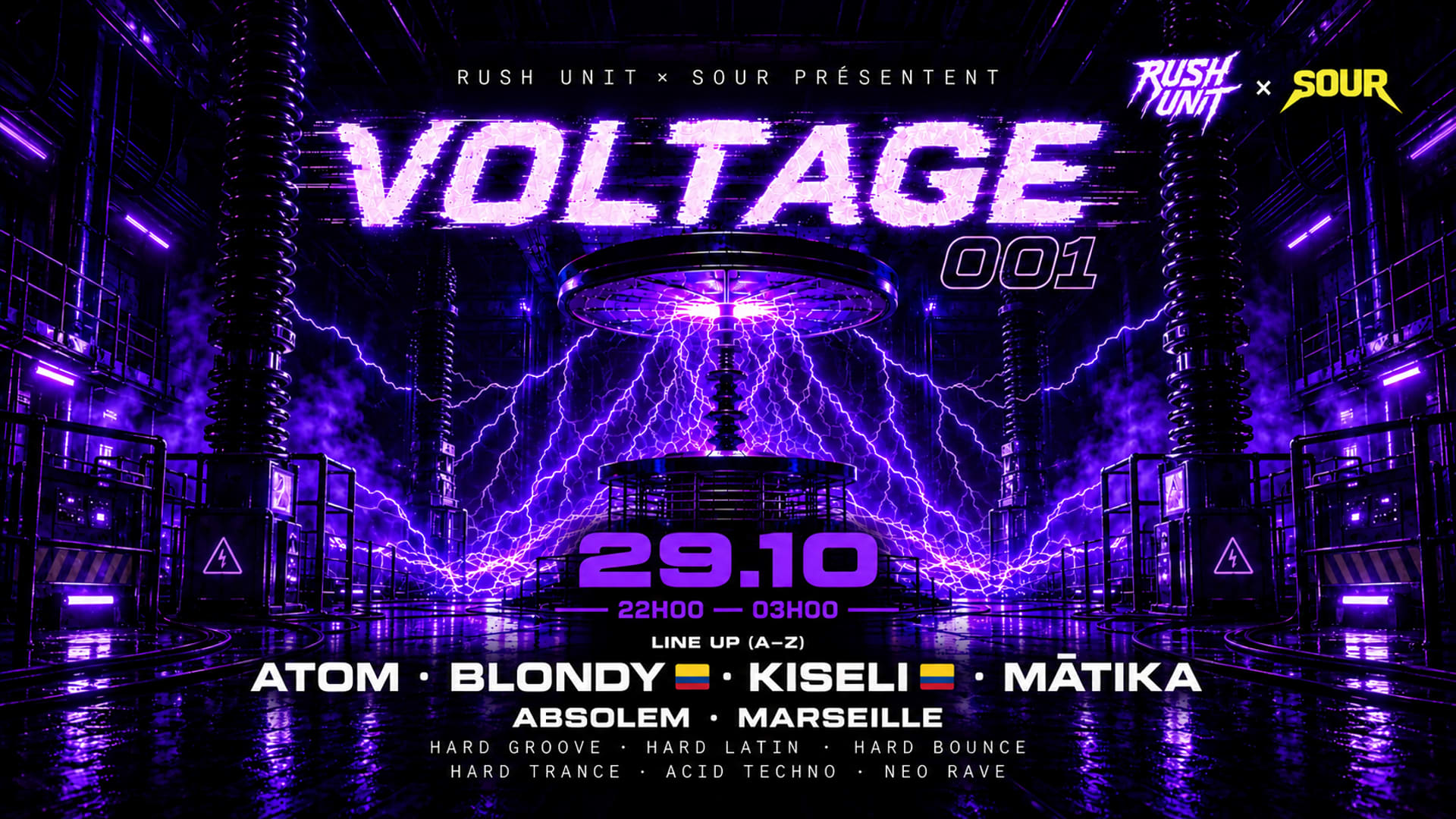 Rush Unit × Sour — Voltage 001
