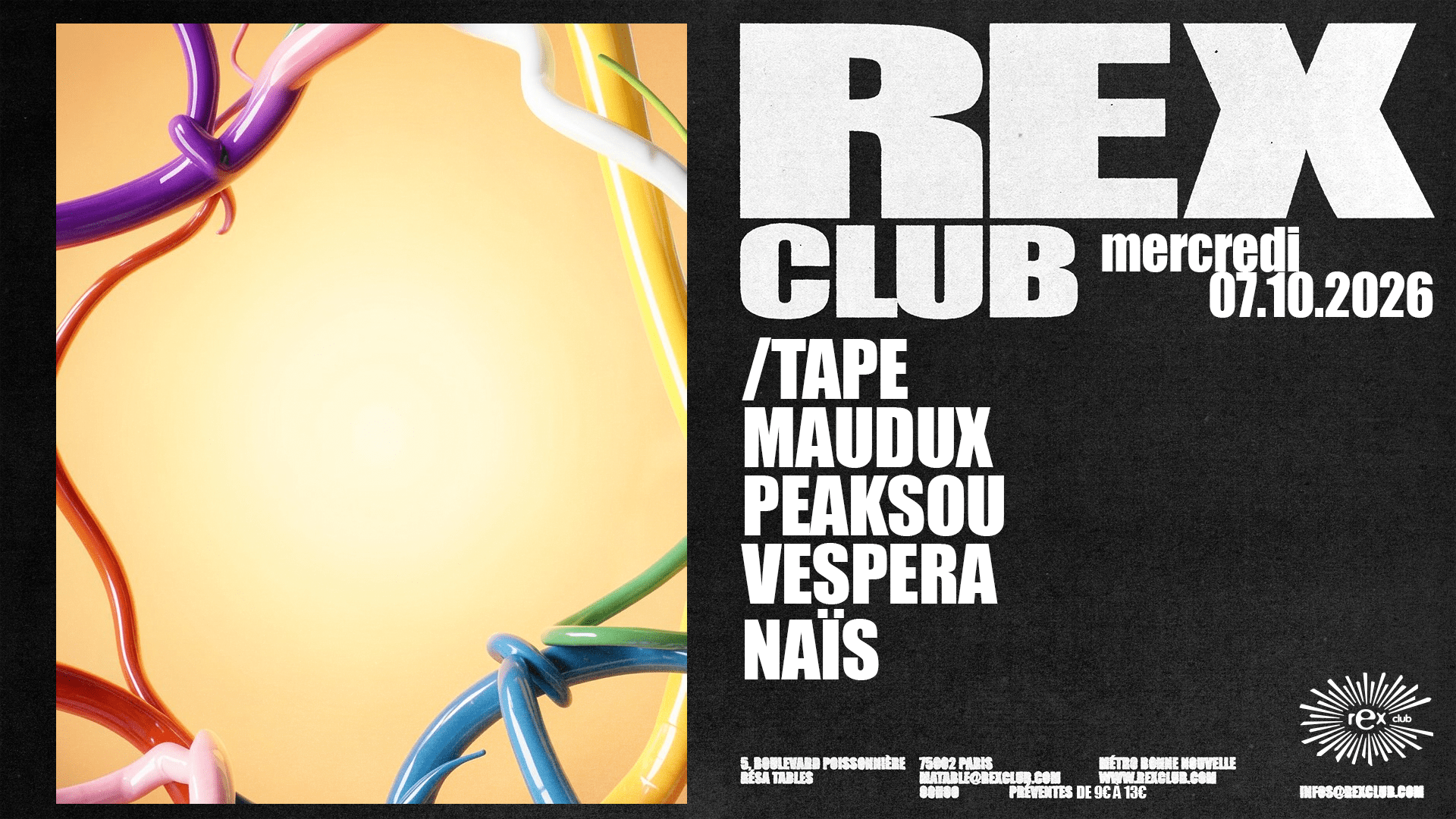 Tape: Maudux, Peaksou, Vespera, Naïs