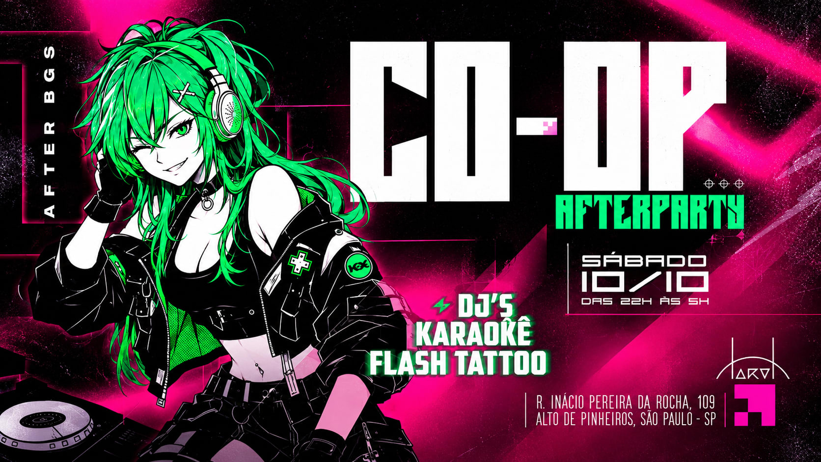 Co-Op Afterbgs - Party Gamer, Geek & Anime