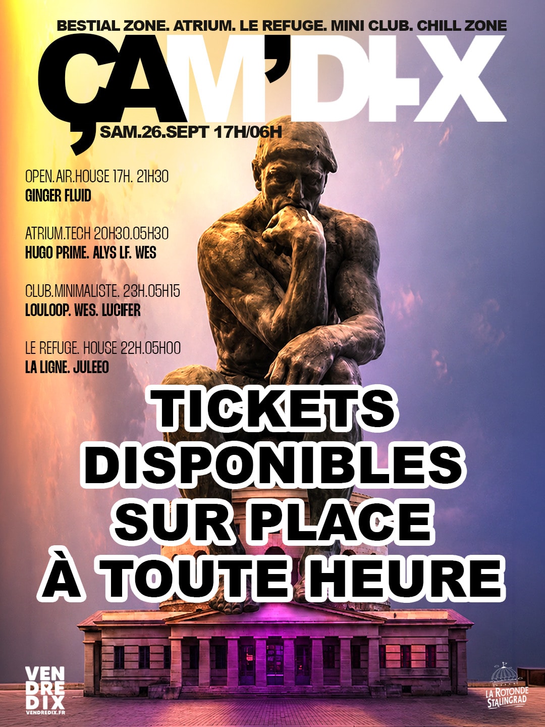 26sept | Çam’DI.X | La Rotonde