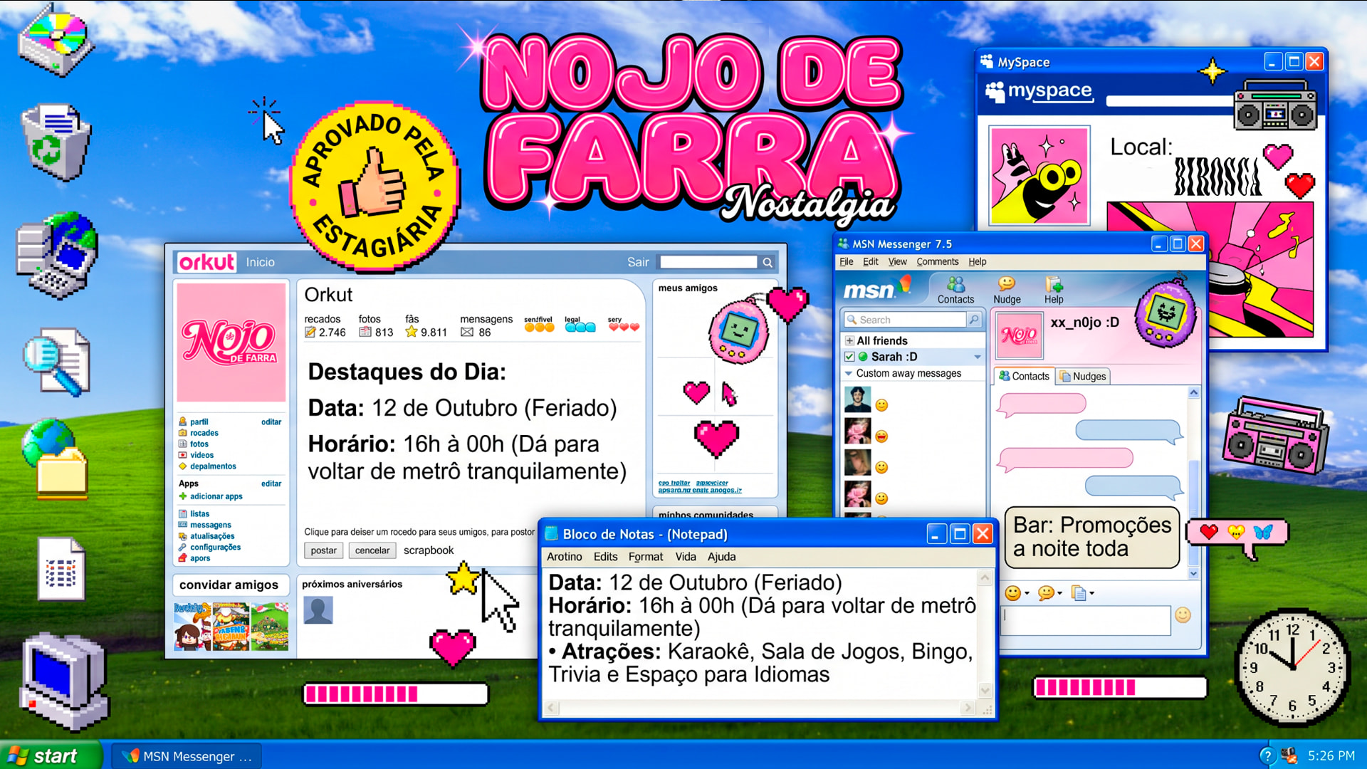 12/10 - Nojo De Farra: Nostalgia - Especial Dia Das Crianças