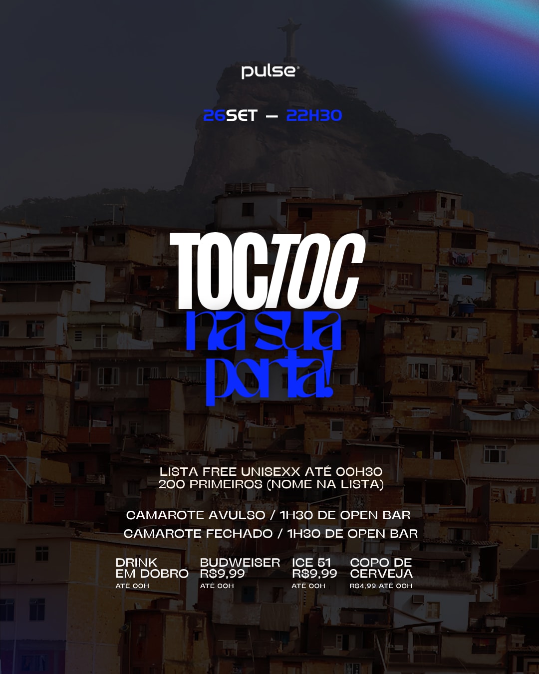 Toc Toc Na Sua Porta | Pulse Club