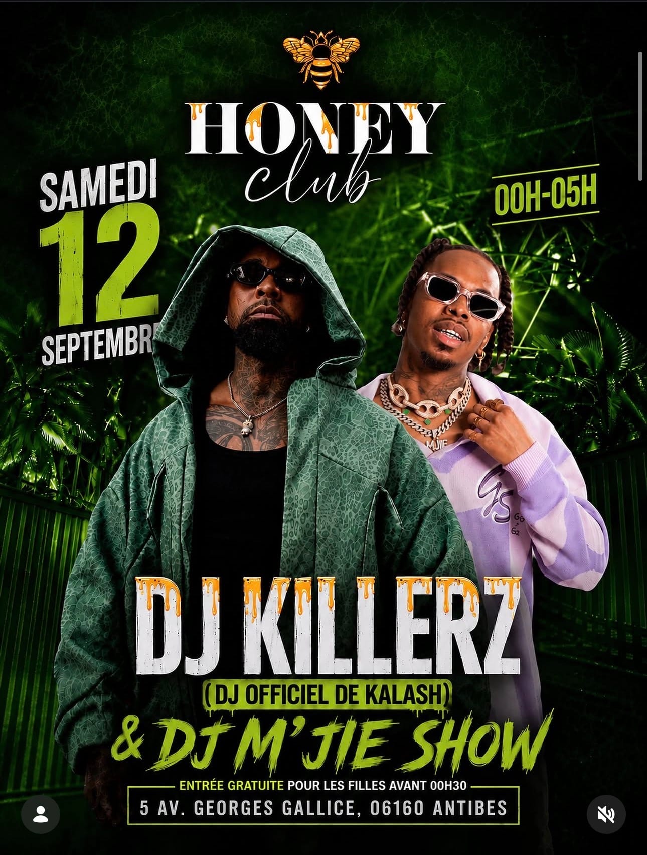 Honey Club : Dj Killerz & Dj M'jie
